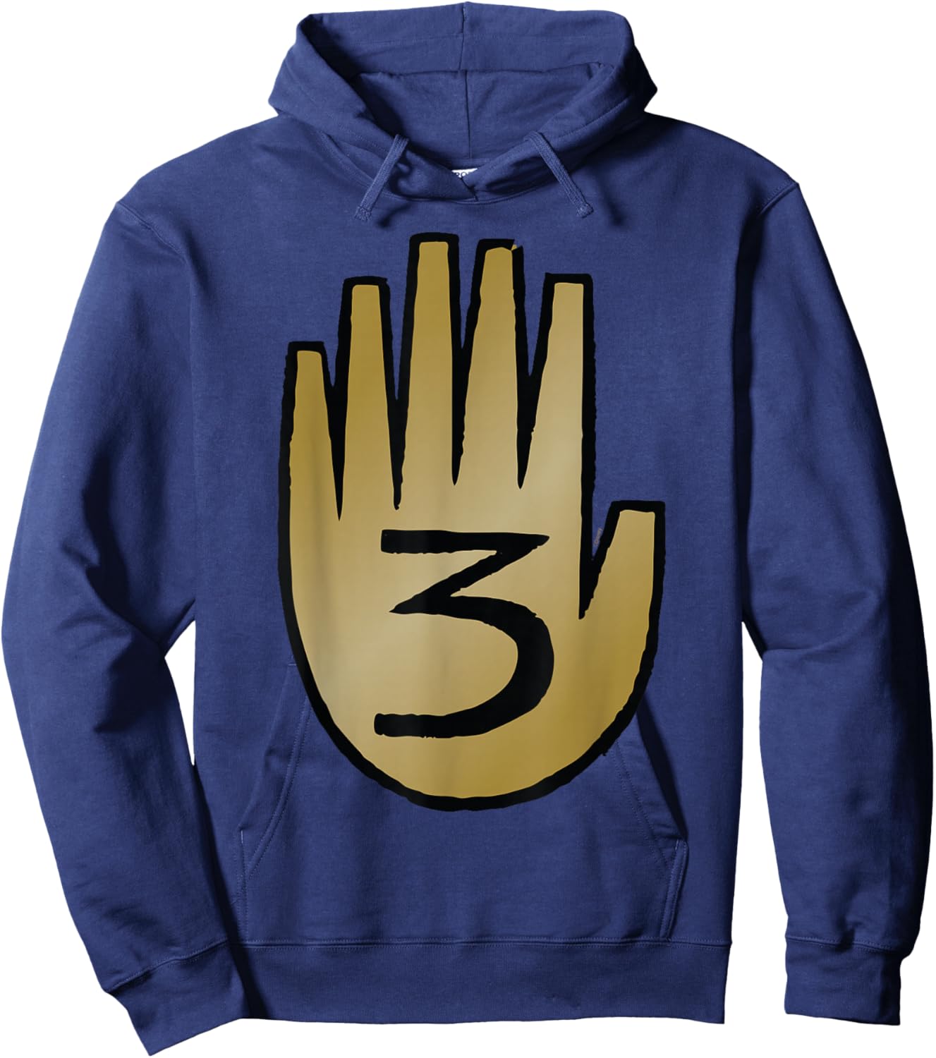 Disney Gravity Falls Journal #3 Hand Official Disney Channel Hoodie - Hoodie | Navy