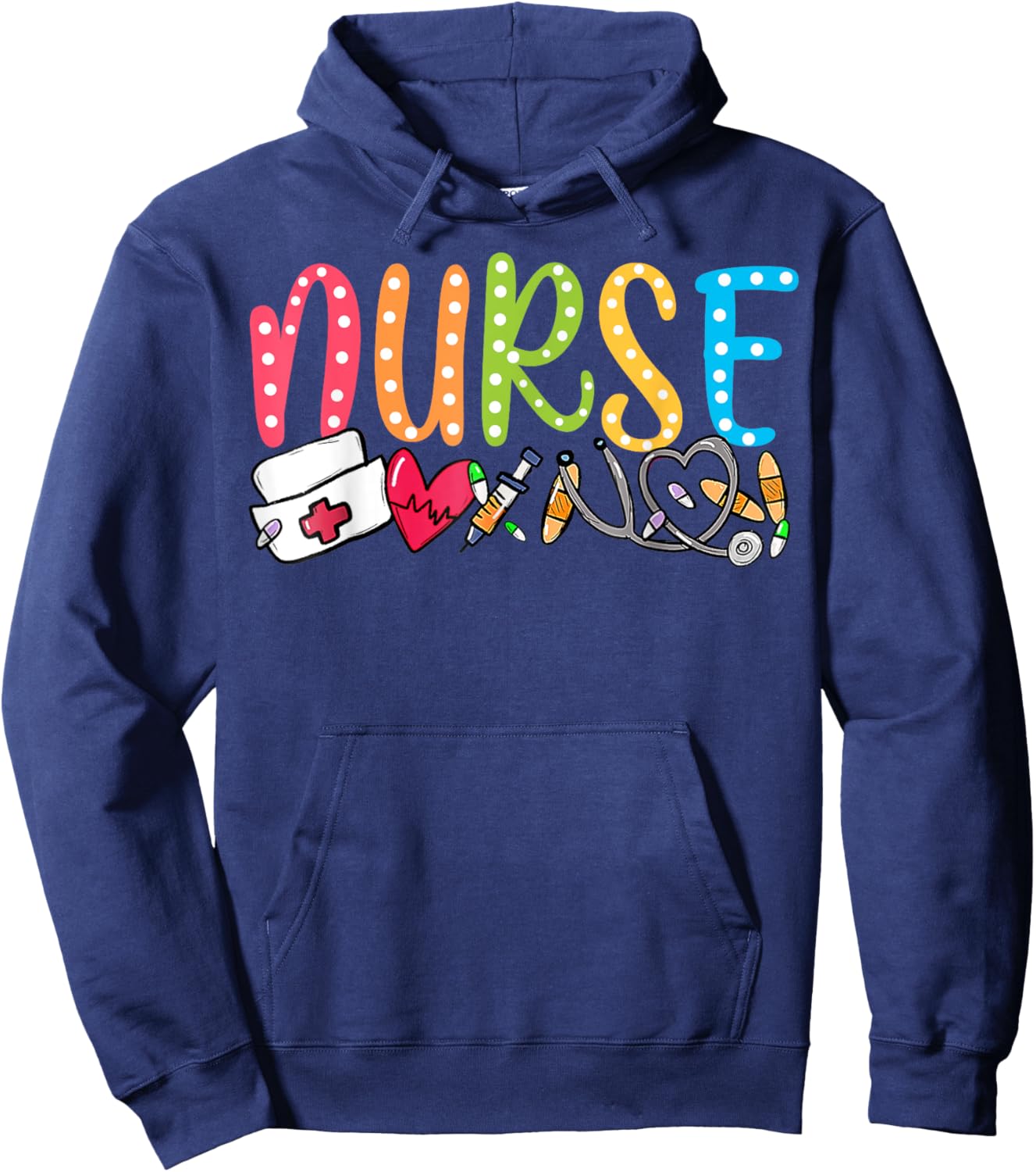 NURSE'S DAY Nurse Life NURSE WEEK 2025 Nursing Women Hoodie - Hoodie | Navy