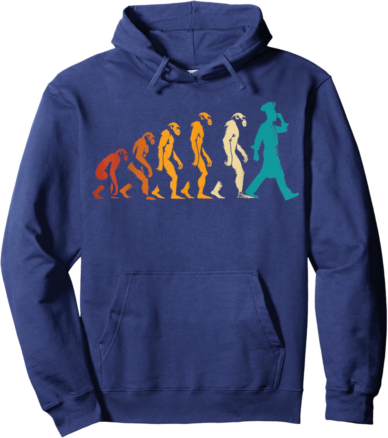 Cooking Evolution Cook Chef Cuisine Cooking Meal Prep Hoodie - Hoodie | Navy