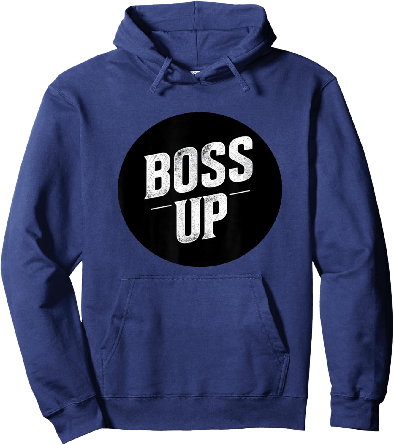 Nice Boss Up Stamp Hoodie - Hoodie | Navy