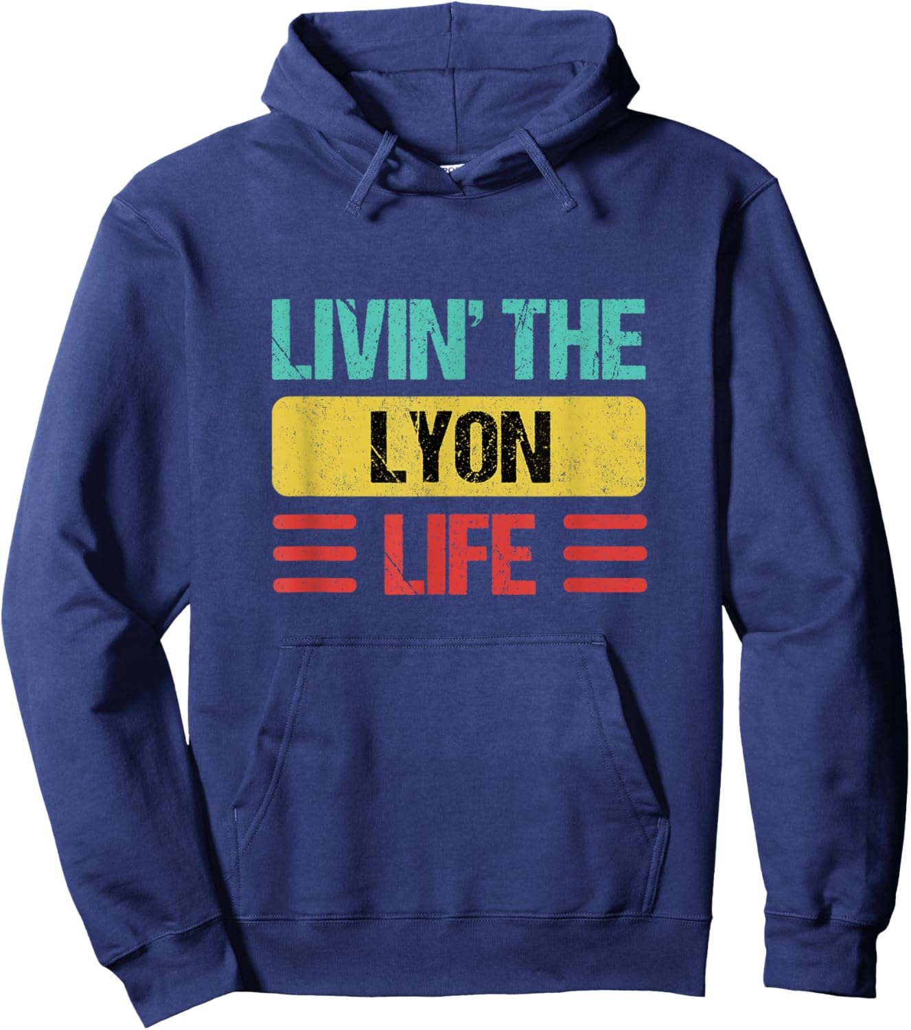 Lyon France Hoodie - Hoodie | Navy