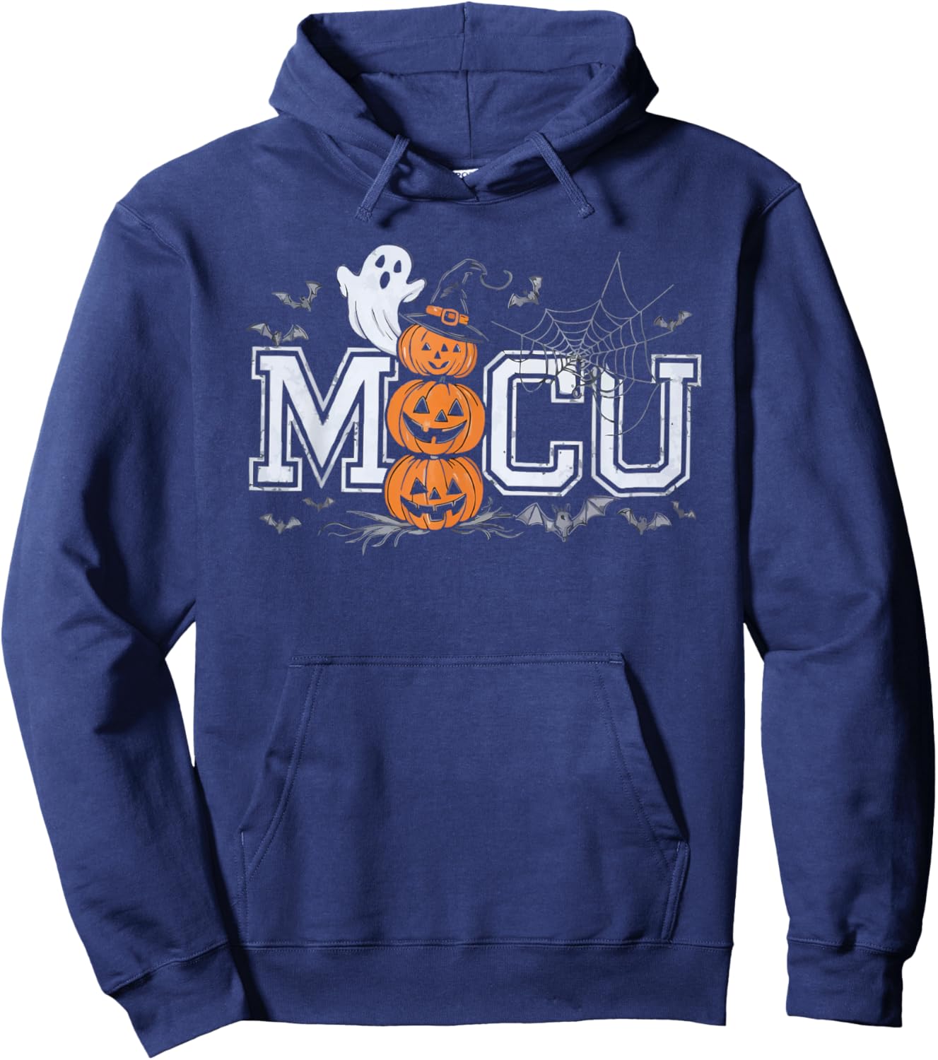 ICU Nurse Halloween Emergency Room Nursing Trick Or Treat Hoodie - Hoodie | Navy