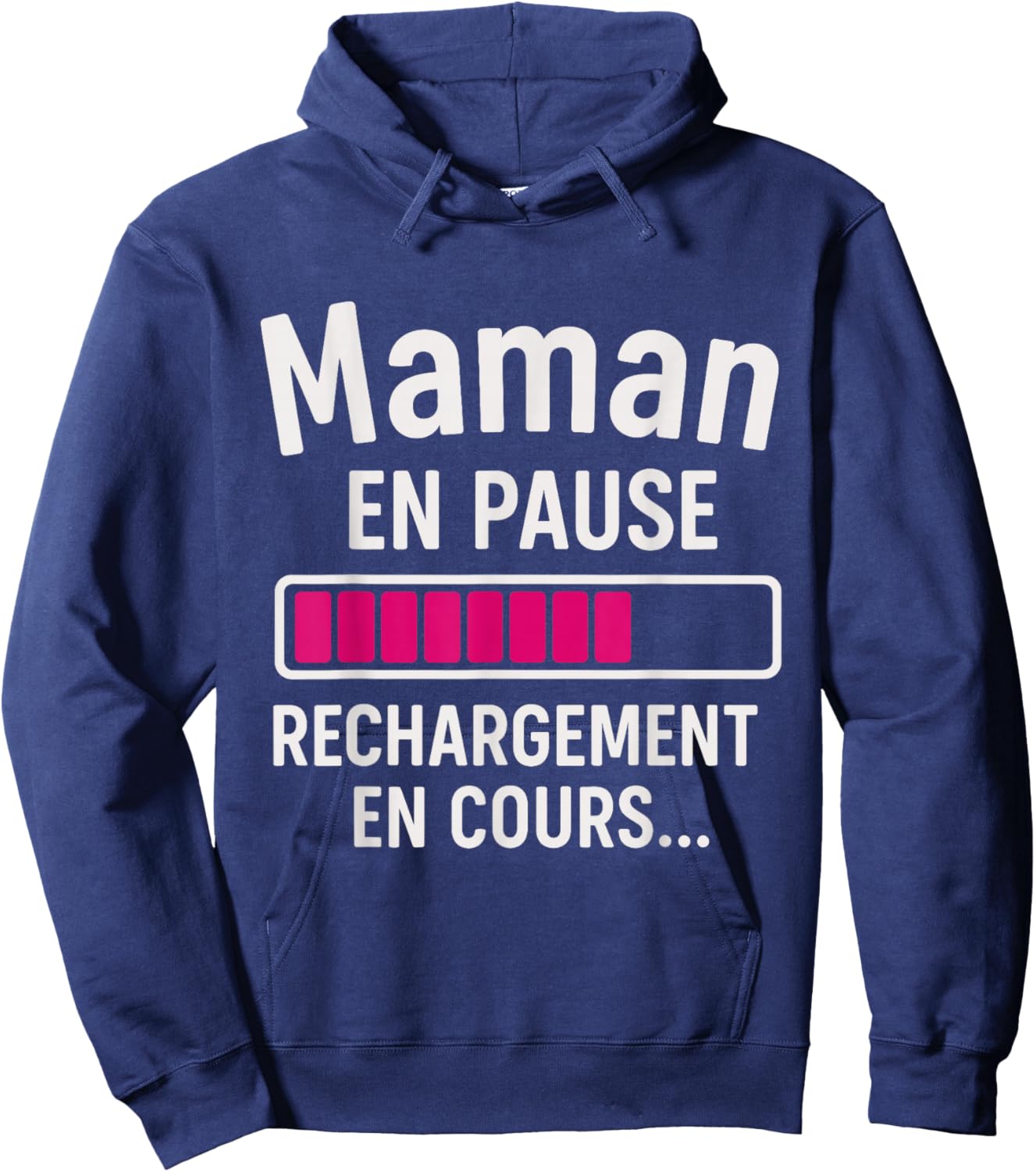 Mom Pause Reloading Hoodie - Hoodie | Navy