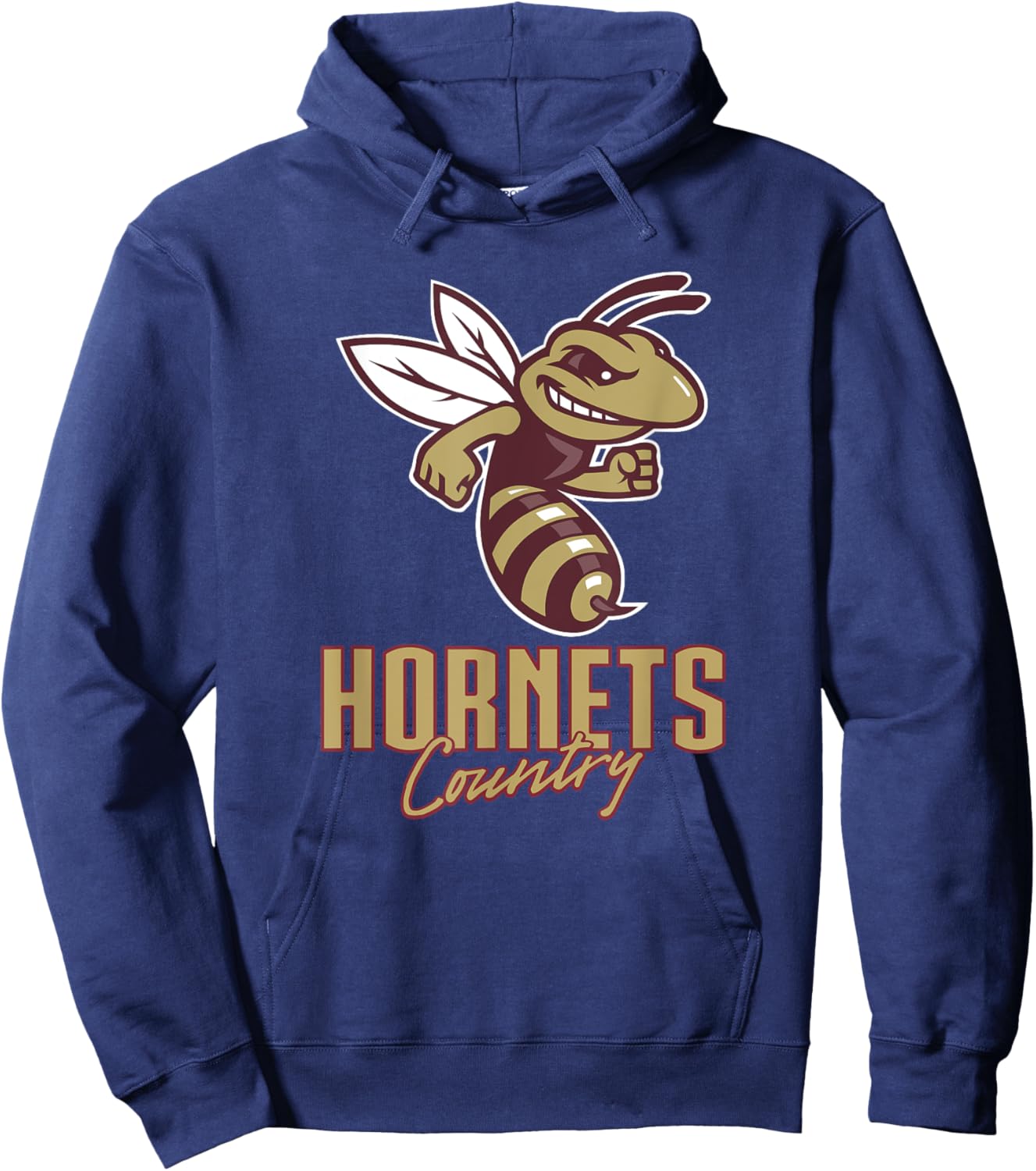 Licking Heights Hornets Logo Country HS Hoodie - Hoodie | Navy