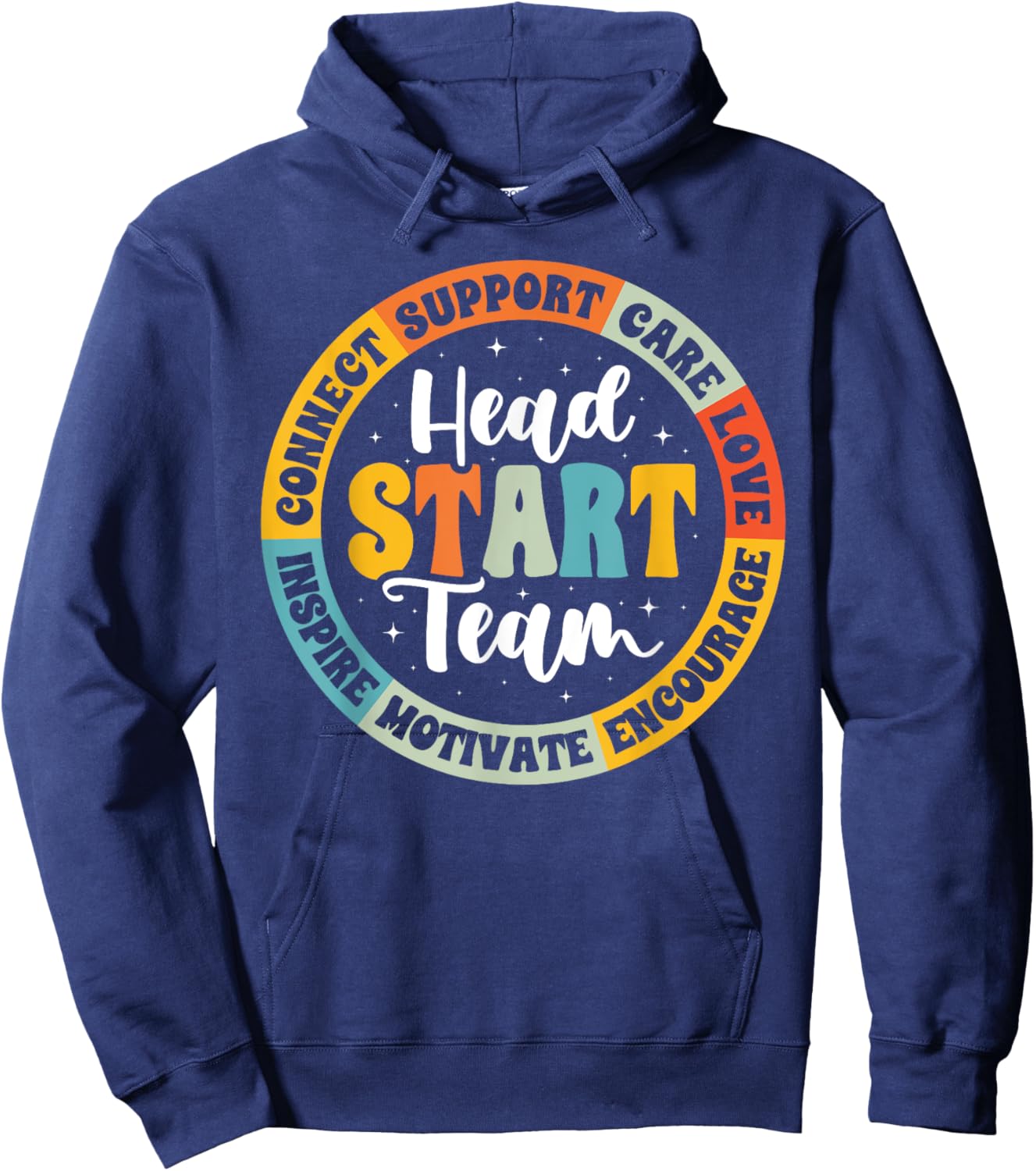 Head Start Team Homeschool Teacher Headstart Back To School Hoodie - Hoodie | Navy