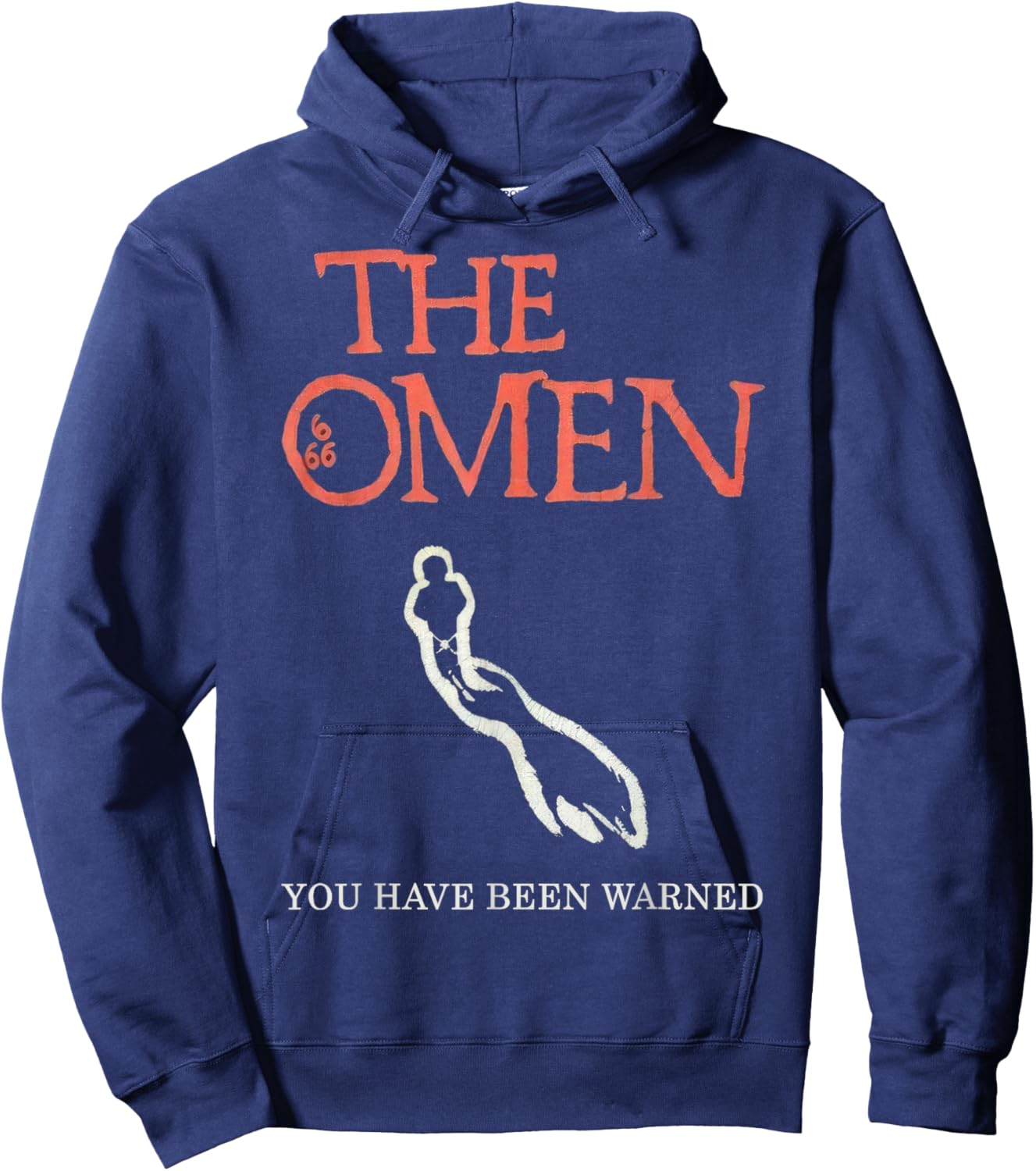 The Omen You Have Been Warned Hoodie - Hoodie | Navy