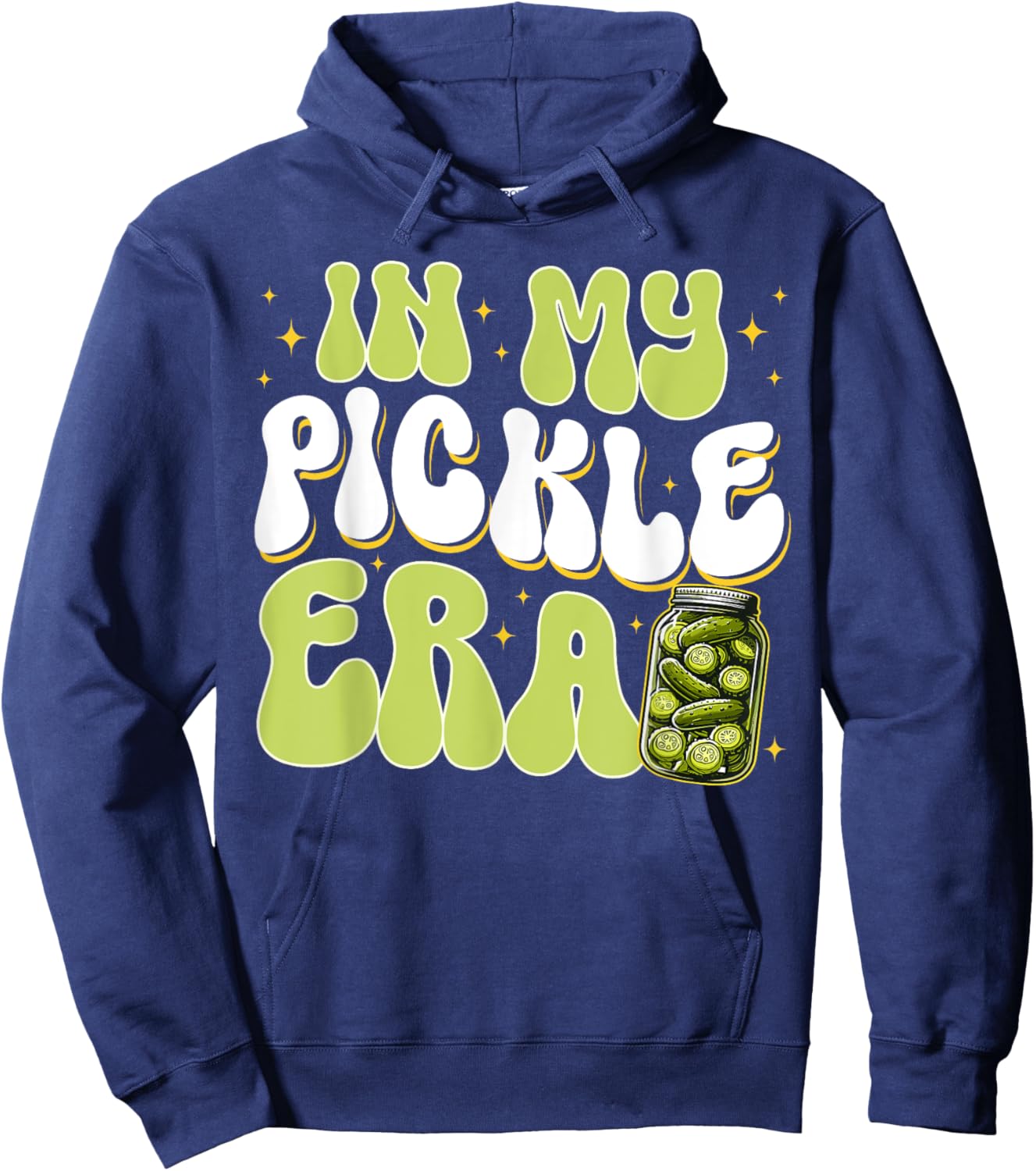 Retro Pickle Shirt In My Pickle Era Retro Women Girls Teens Hoodie - Hoodie | Navy