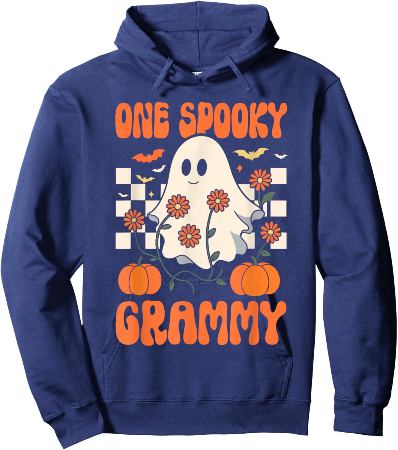 One Spooky Grammy Matching Family Halloween Costumes Hoodie - Hoodie | Navy