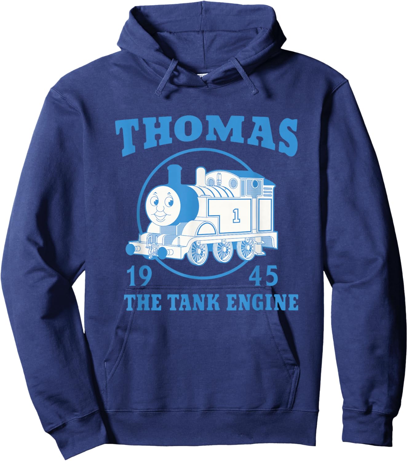 Thomas & Friends - Vintage Blue Thomas the Tank Engine Hoodie - Hoodie | Navy