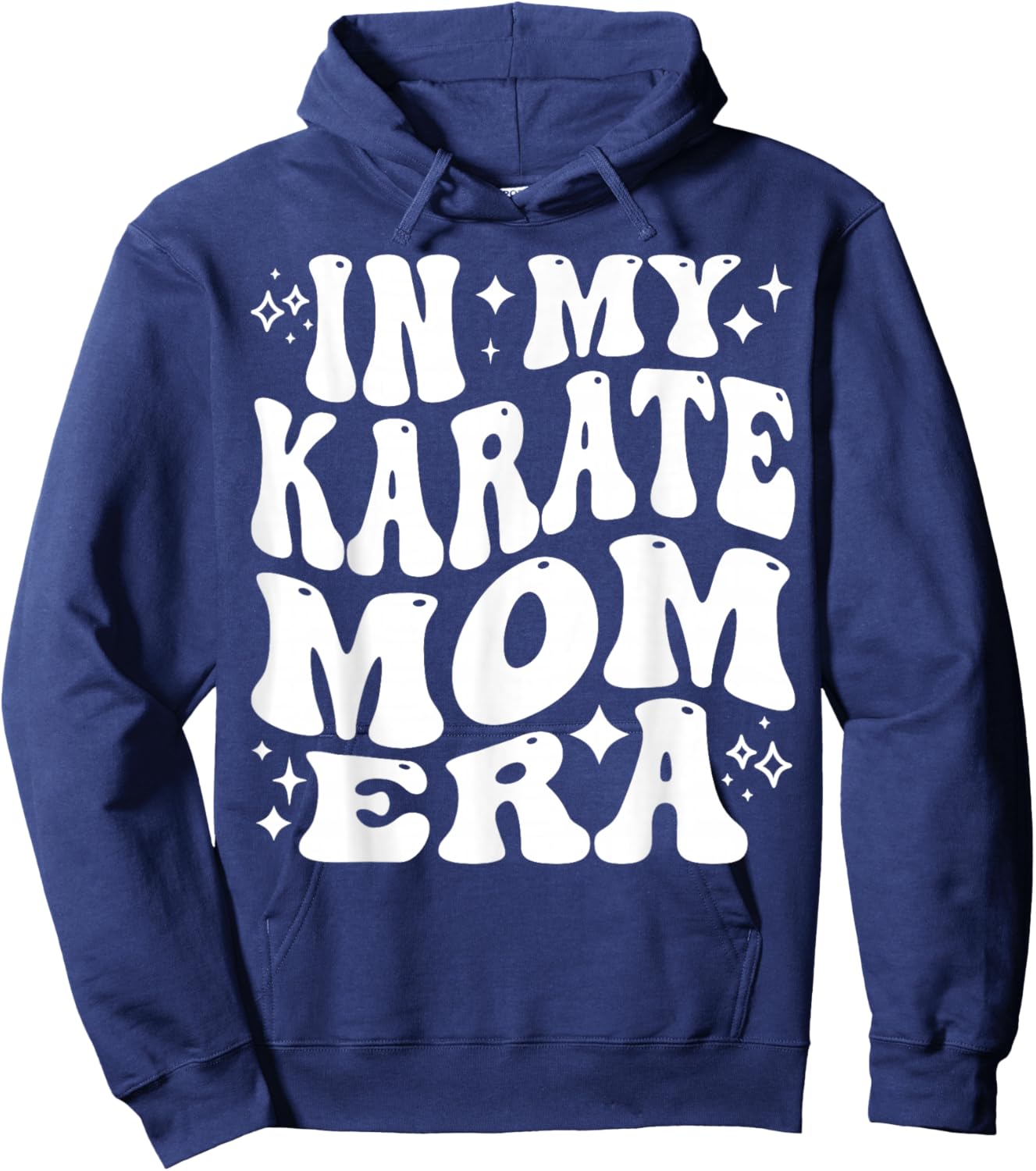 in My Karate Mom Era, Funny Martial Arts Mother Hoodie - Hoodie | Navy