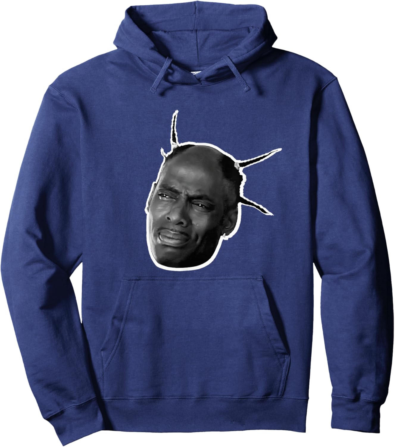 Two Hundred Thousand Dirty COOLIO HEAD - -Adults, Black, Small, Short Sleeve Hoodie - Hoodie | Navy