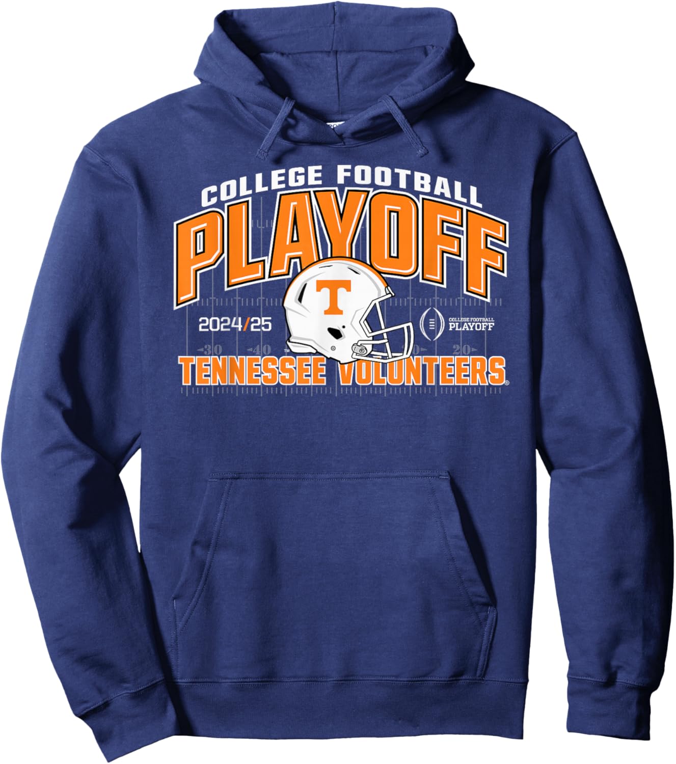 Elite Authentics Tennessee Volunteers -Adults , Black, Small, Short Sleeve, Modern, , Letter Print, Football, 1 Count Hoodie - Hoodie | Navy