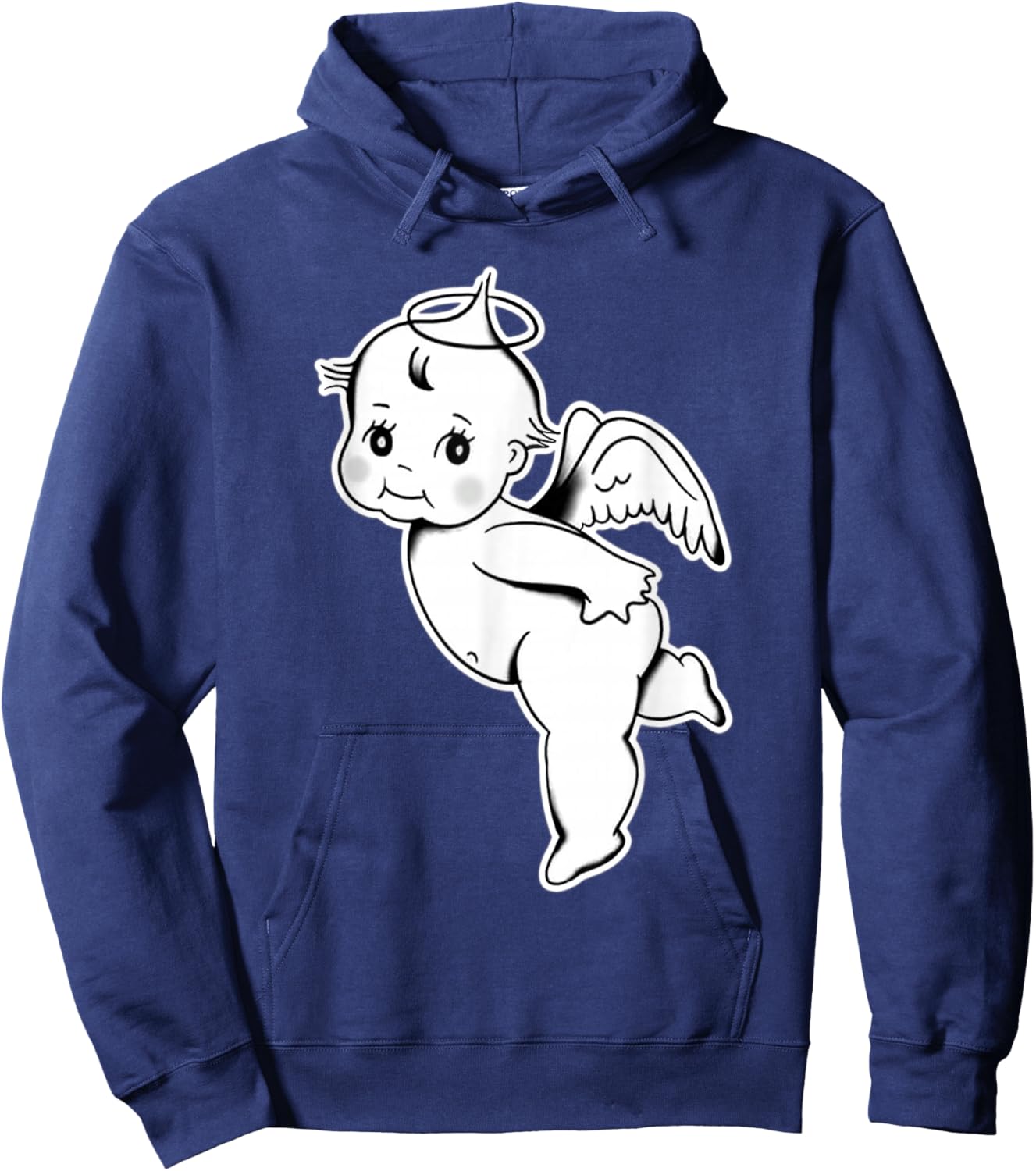 Kewpie Baby Angel Cherub Cute Hoodie - Hoodie | Navy