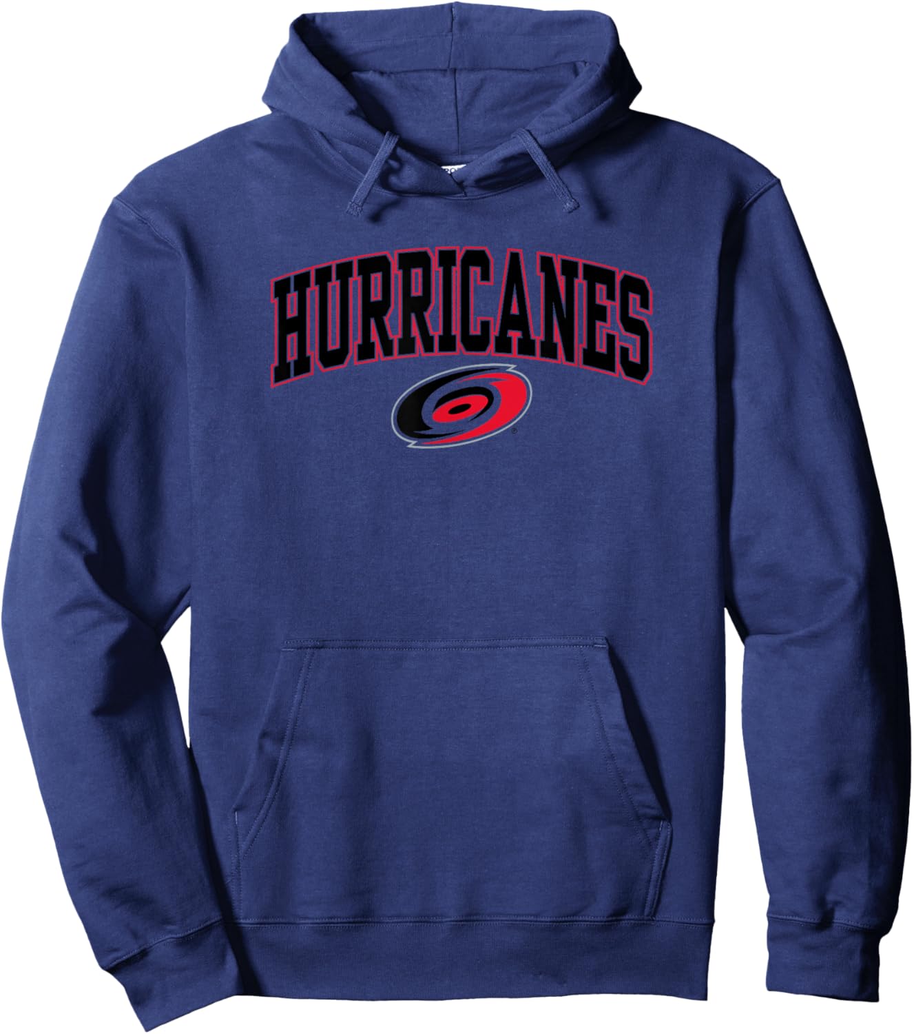 Carolina Hurricanes Arch Over White Officially Licensed Hoodie - Hoodie | Navy