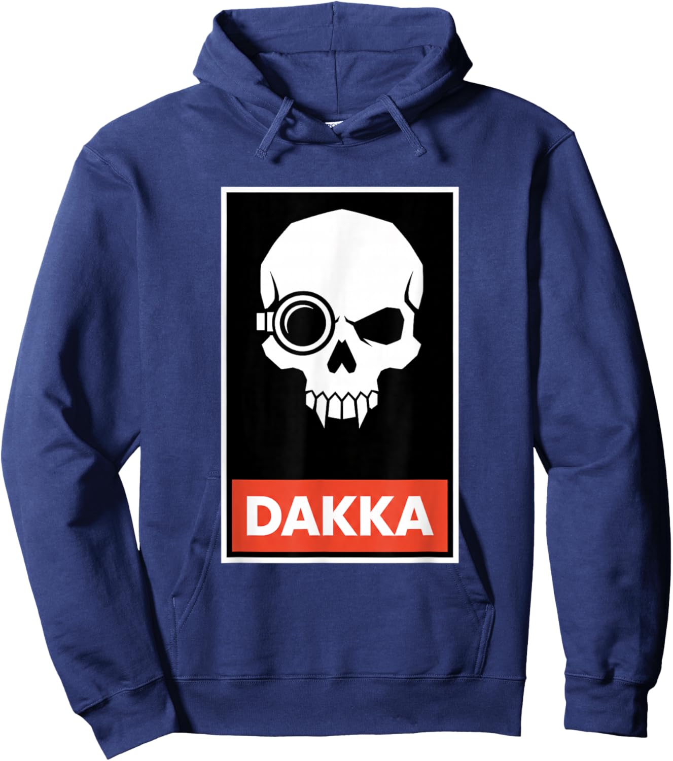 Dakka Skull Gaming Birthday Design for Gamers Shooter Fans Hoodie - Hoodie | Navy