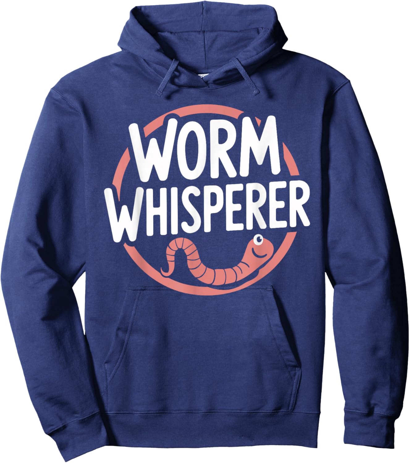 Funny Worm Whisperer T Shirt for Nature Enthusiasts Hoodie - Hoodie | Navy