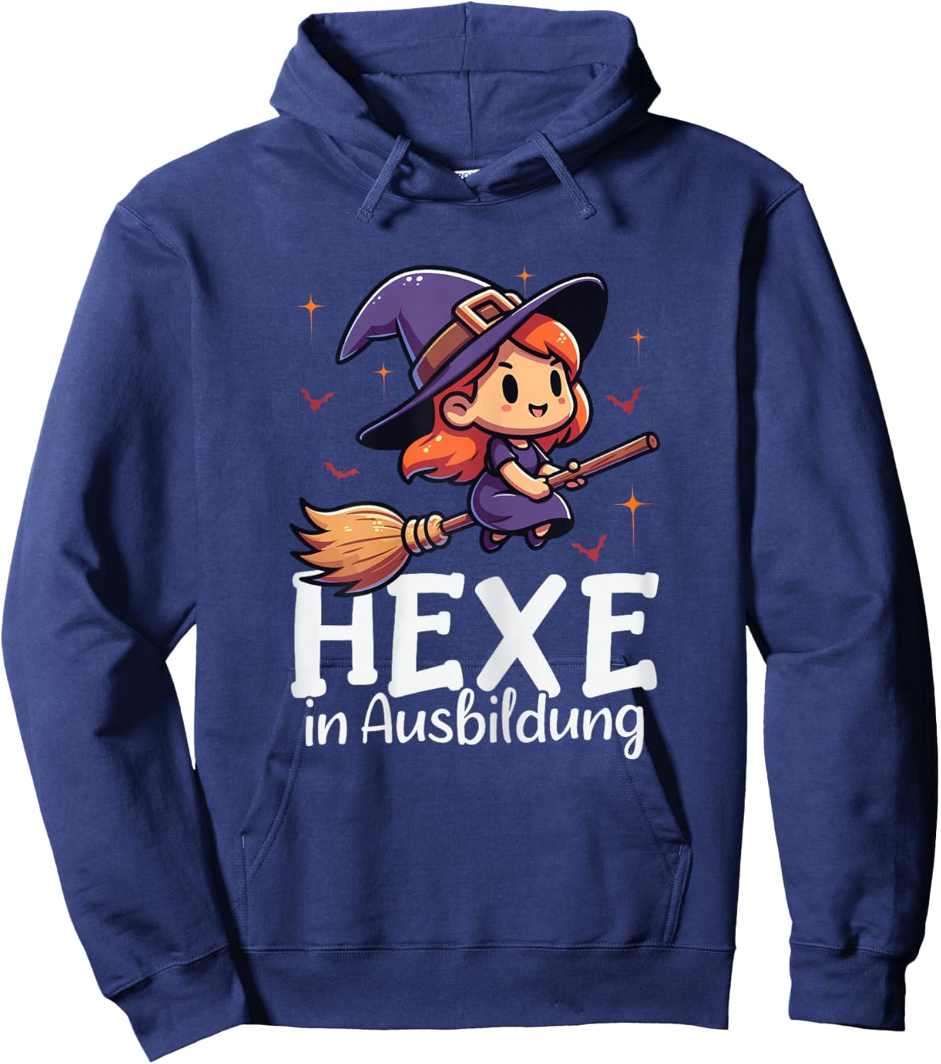 Hexe in Ausbildung Lustiges Halloween Hexen Kostüm Hoodie - Hoodie | Navy