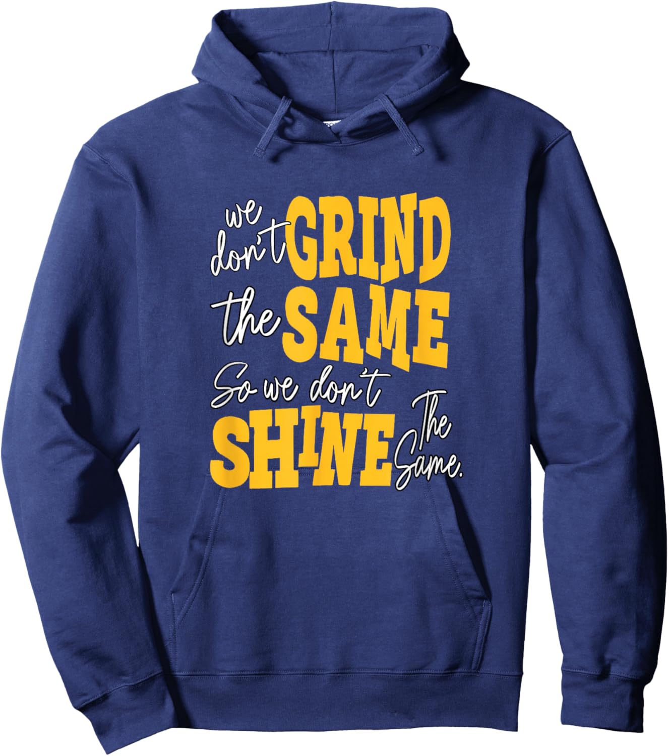 University Varsity-Gold Color Grind and Shine Varsity-Gold Hoodie - Hoodie | Navy