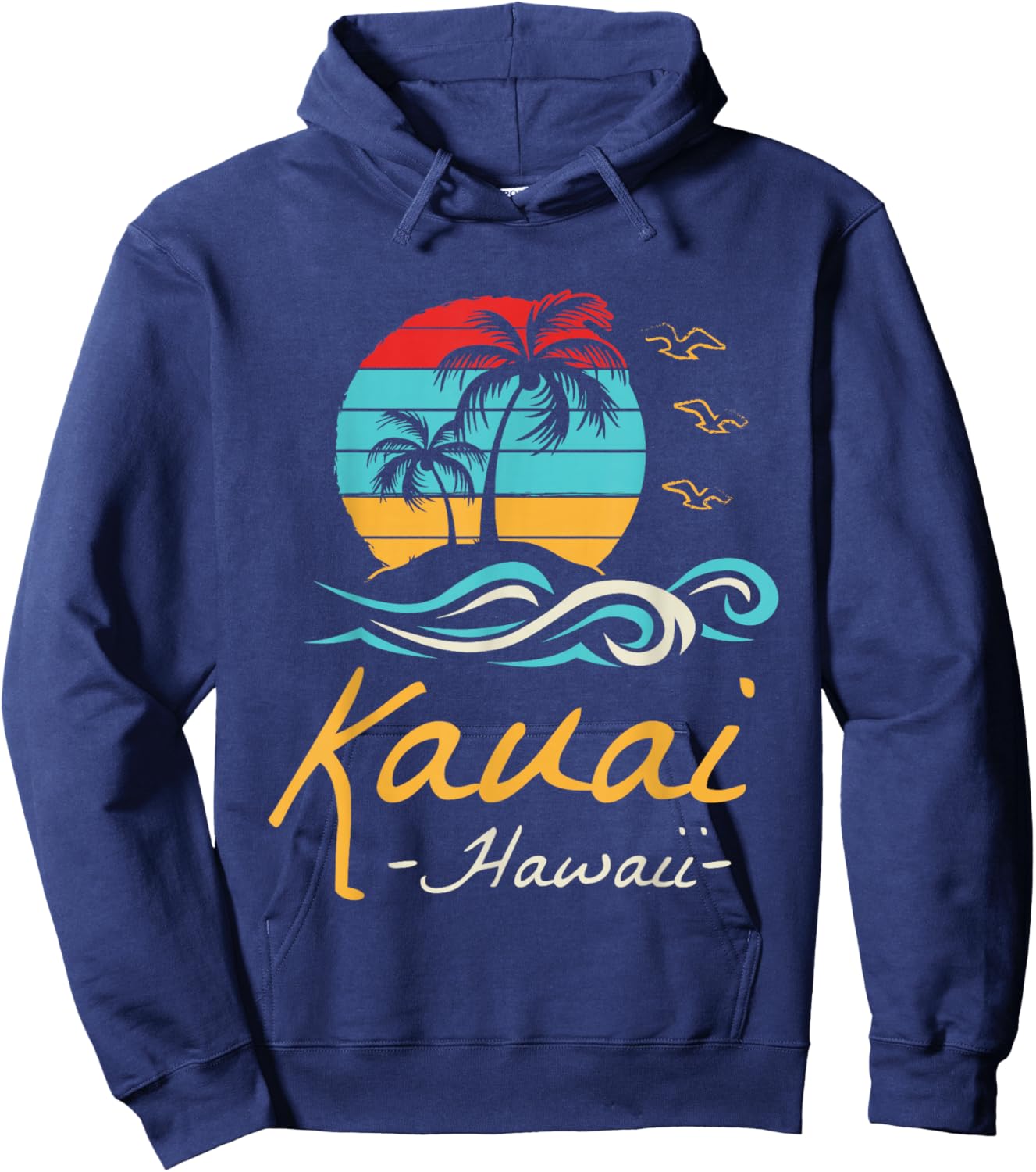 Kauai Island Tropical Paradise Hawaii Aloha Hawaiian Kauai Hoodie - Hoodie | Navy