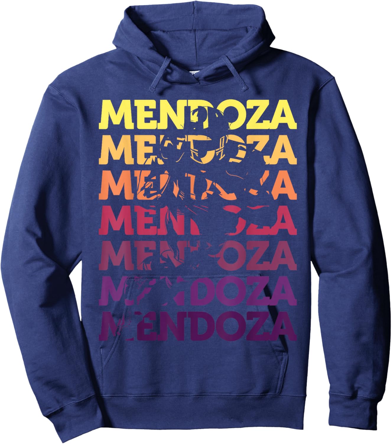 Football Mendoza Amazing Fan Quarterback Hoodie - Hoodie | Navy