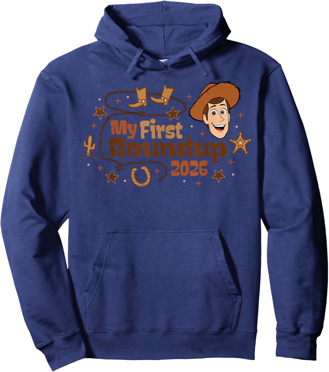 Disney and Pixar's Toy Story Woody My First Roundup 2026 Hoodie - Hoodie | Navy