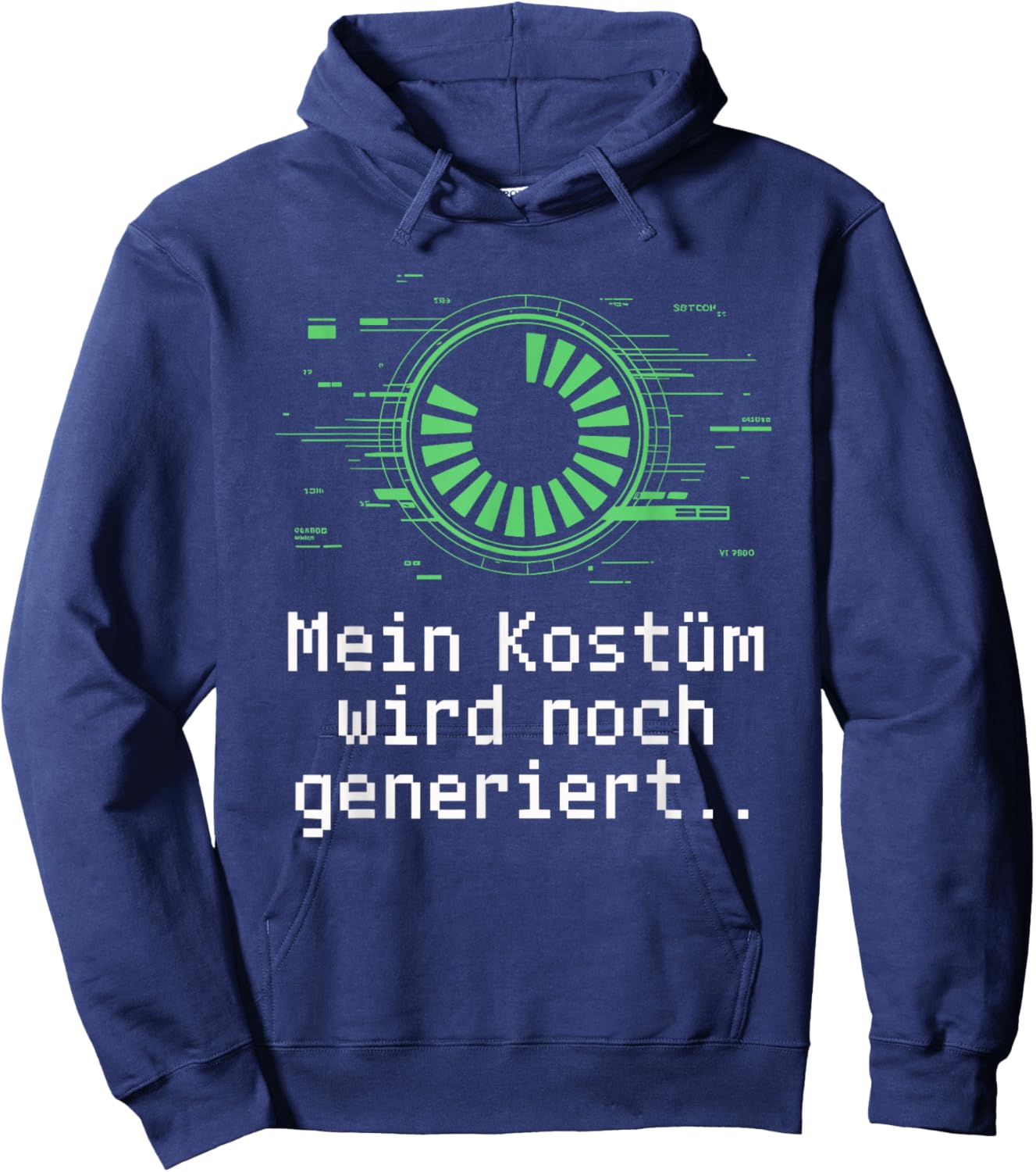 Costume Will Still Generate Carnival Fancy Dress Costume Replacement Hoodie - Hoodie | Navy