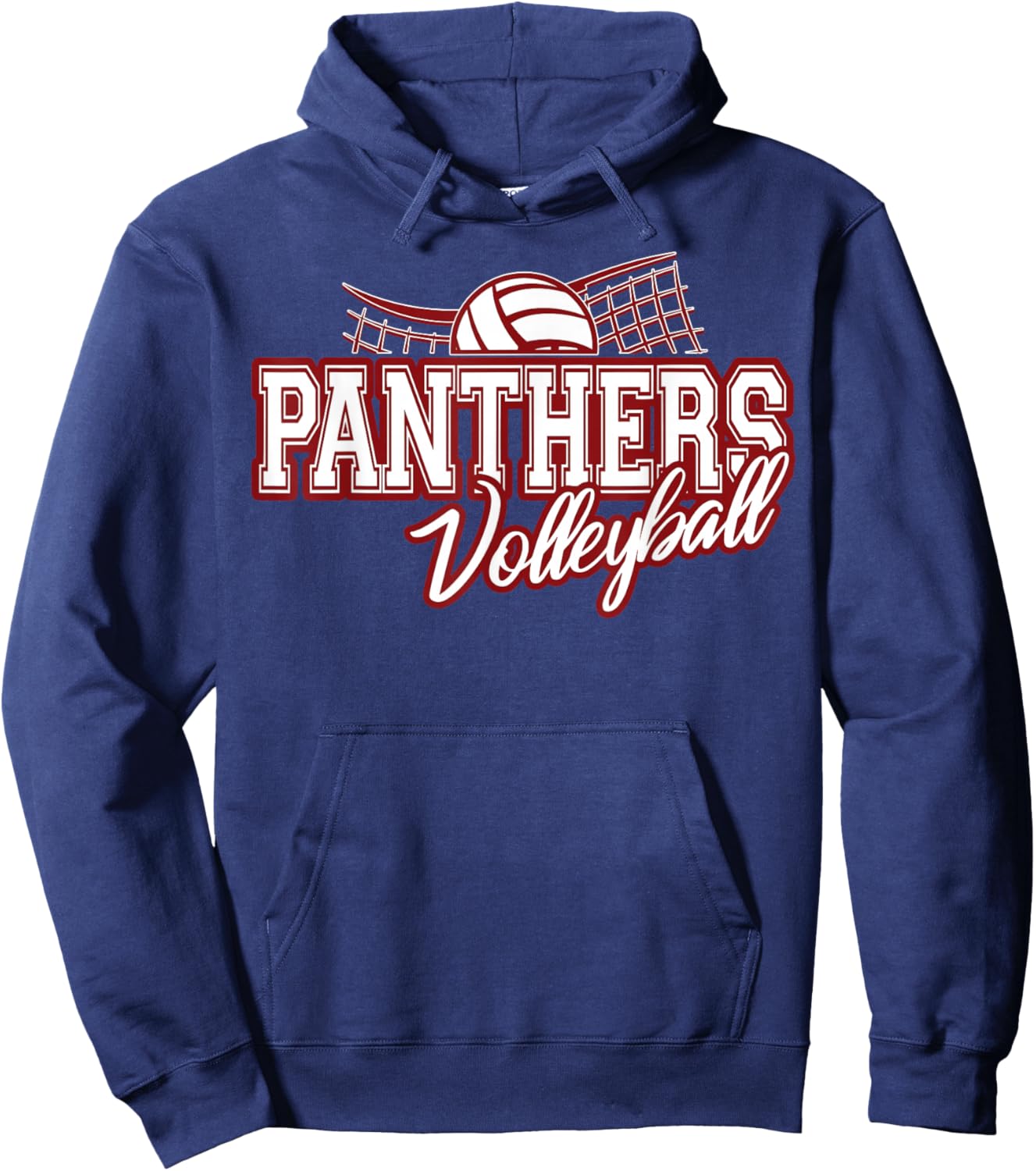 Panthers Volleyball Back to School Spirit M Hoodie - Hoodie | Navy