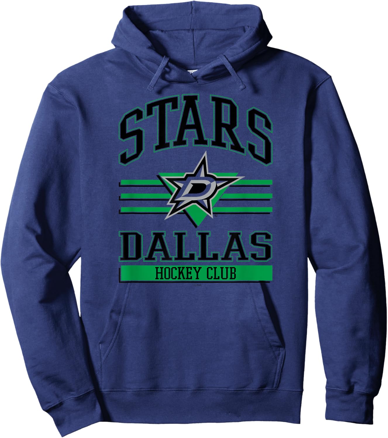 Dallas Stars Hockey Club White Officially Licensed Hoodie - Hoodie | Navy