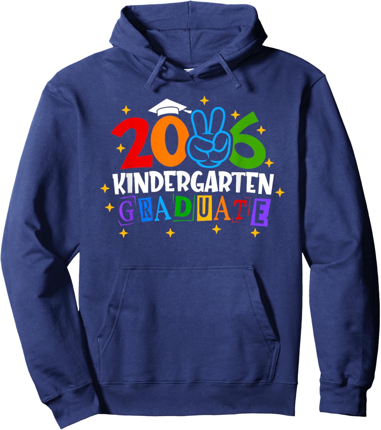 Kindergarten Graduate 2026 Graduation Class of 2026 Kids Hoodie - Hoodie | Navy