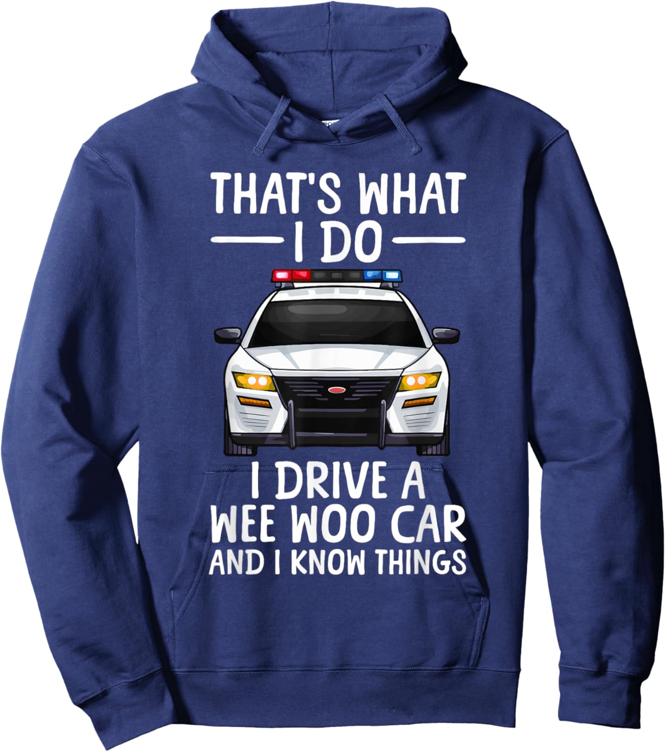 Funny Police Art Women Cop Policeman Police Officer Hoodie - Hoodie | Navy