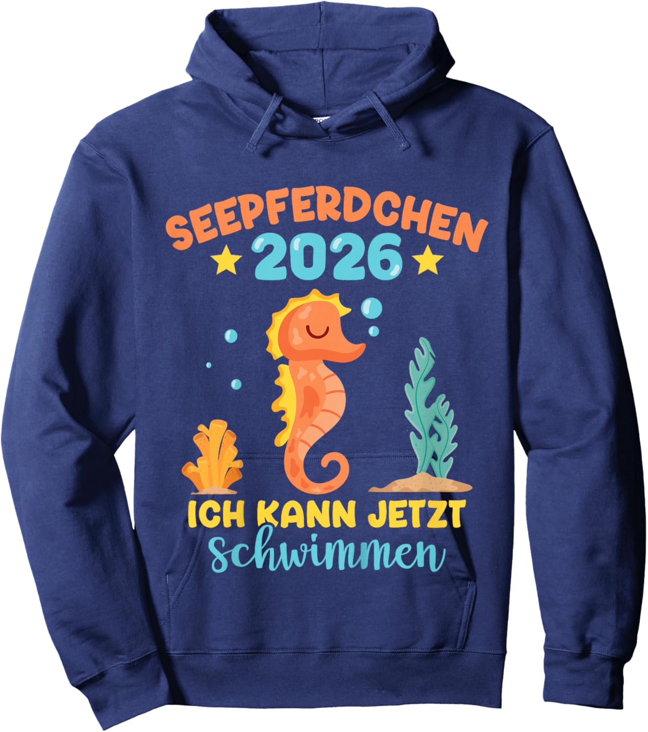 Seahorse 2026 Passed Early Swimmer Hoodie - Hoodie | Navy