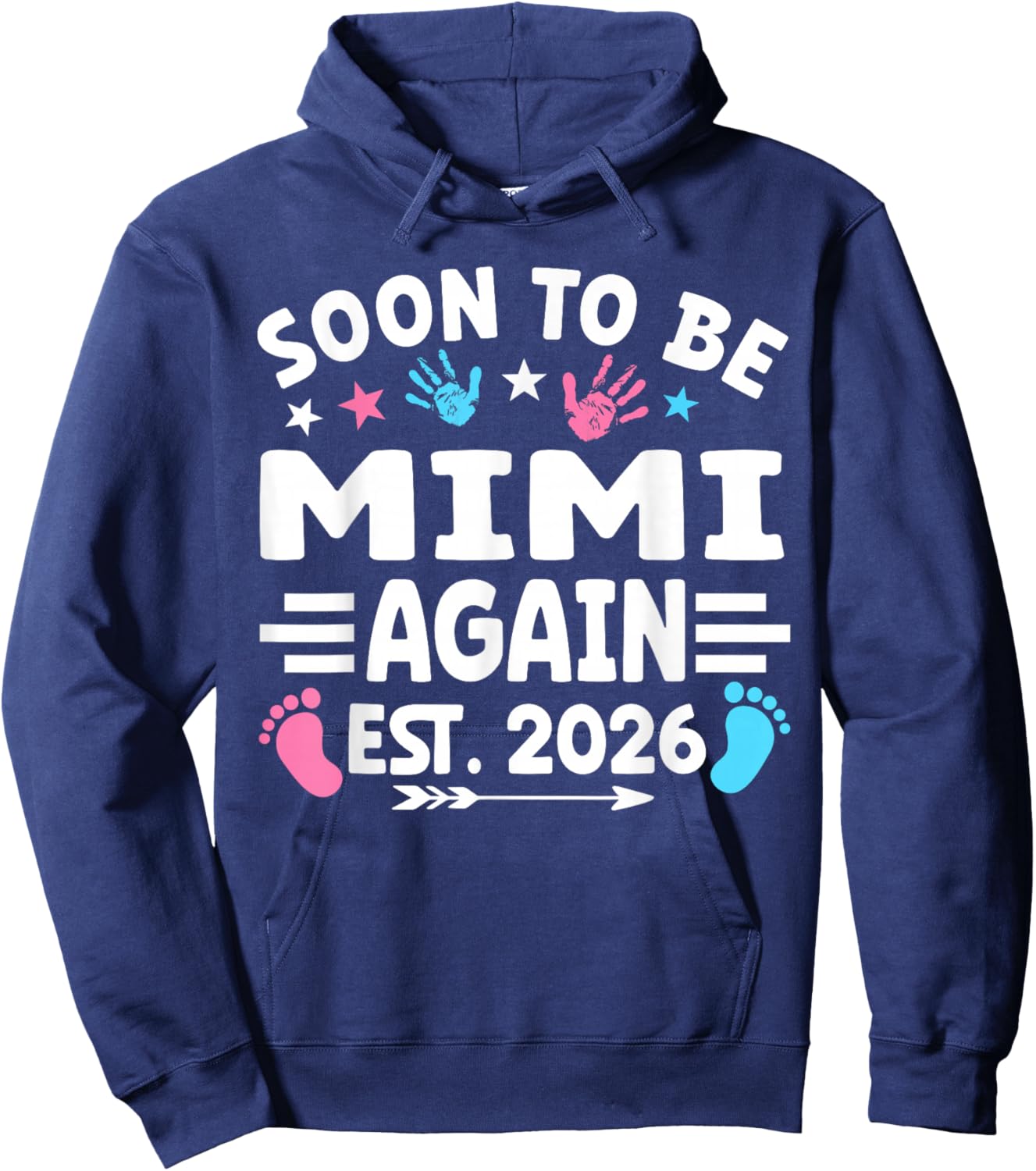 Soon to Be Mimi Again Est 2026 Hoodie - Hoodie | Navy