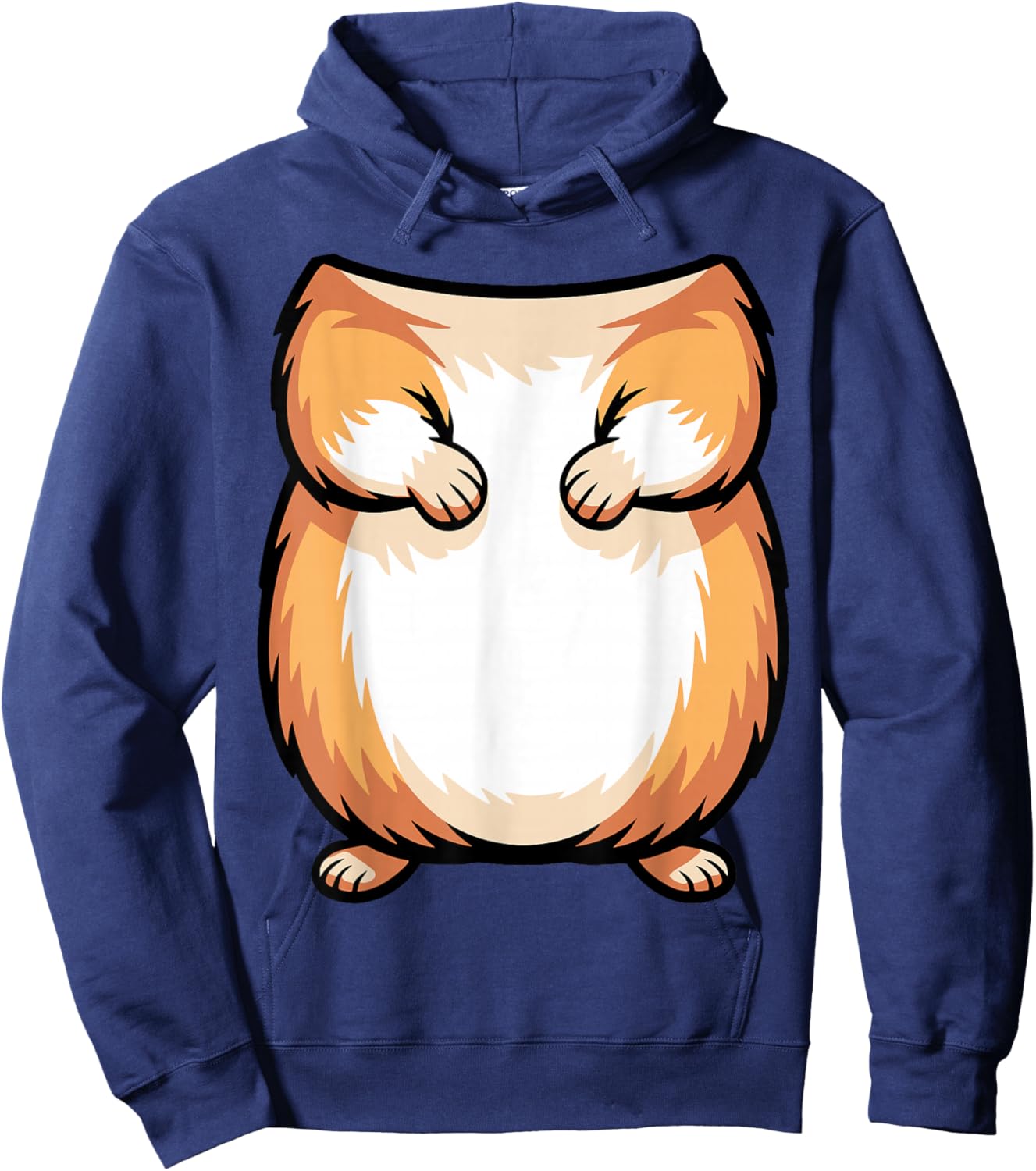 Hamster Shirt Adult Kids Men Women Brown Hamster Costume Hoodie - Hoodie | Navy