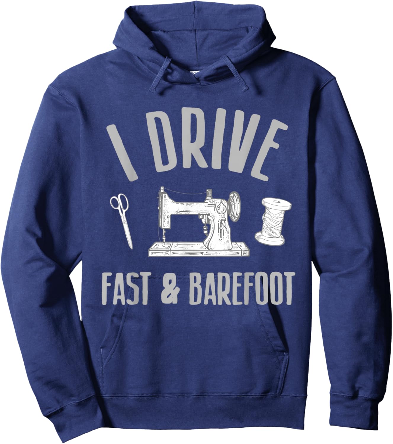 Funny Sewing Art For Mom Women Sewing Machine Quilting Sewer Hoodie - Hoodie | Navy