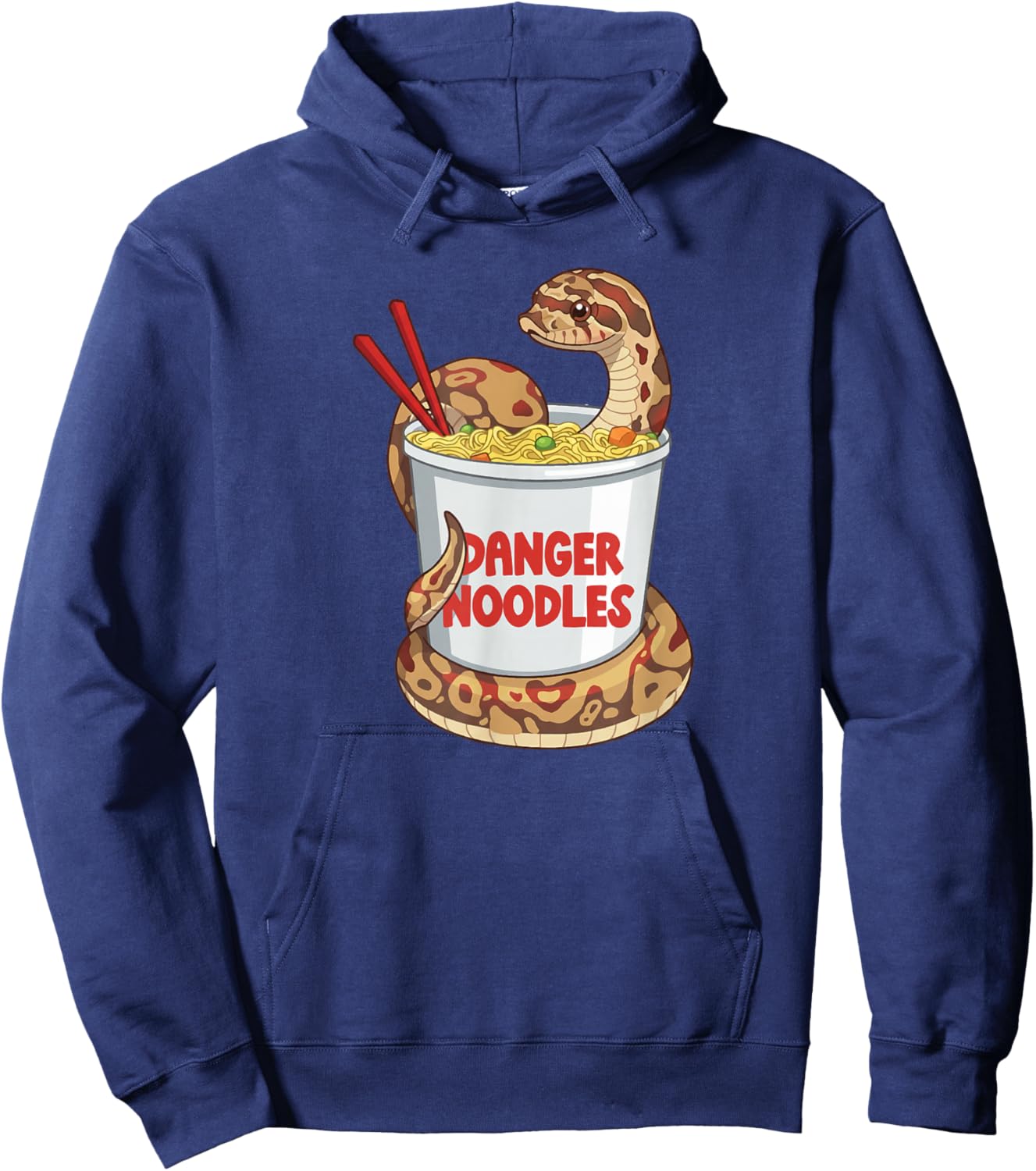 Danger Noodles Hognose Snake Owner Hognose Snake Lover Hoodie - Hoodie | Navy