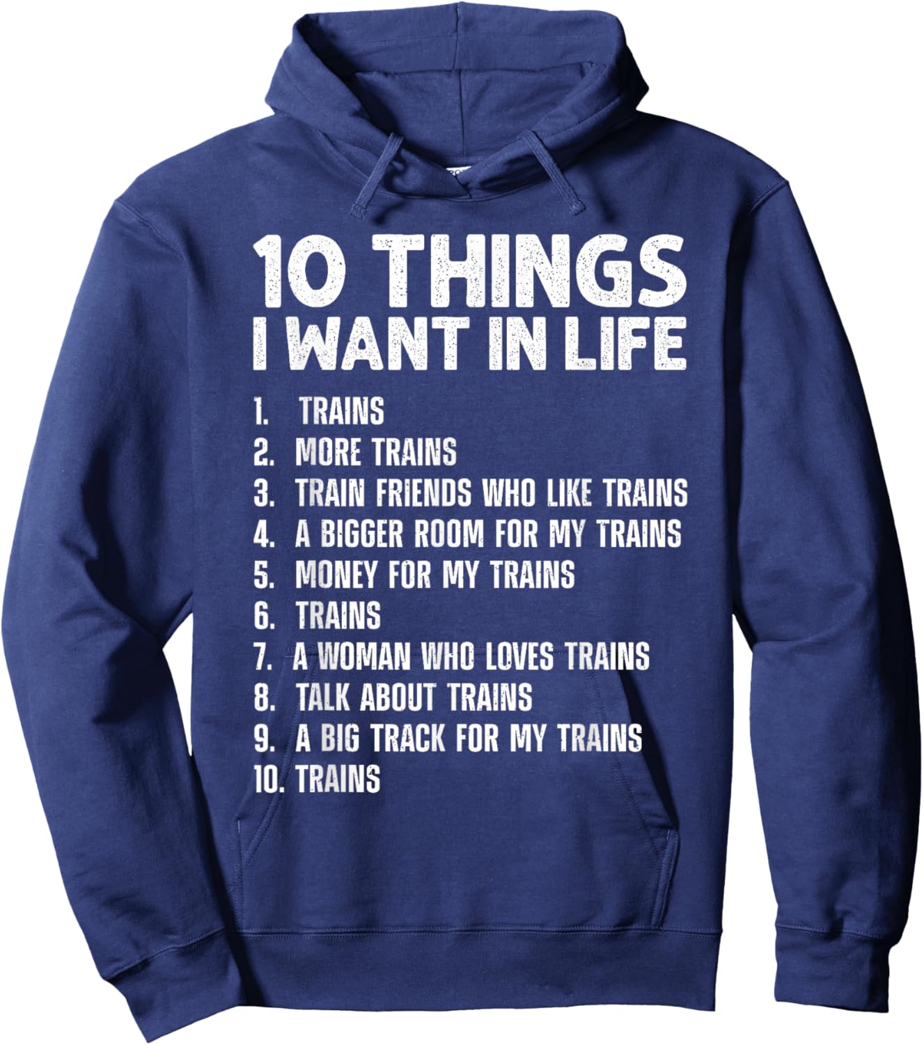 Cool Train Art Women Railroad Crossing Train Lovers Hoodie - Hoodie | Navy
