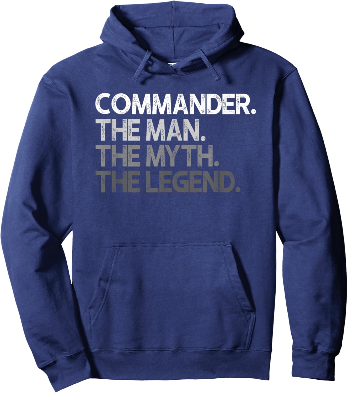 Commander Gift The Man Myth Legend Hoodie - Hoodie | Navy