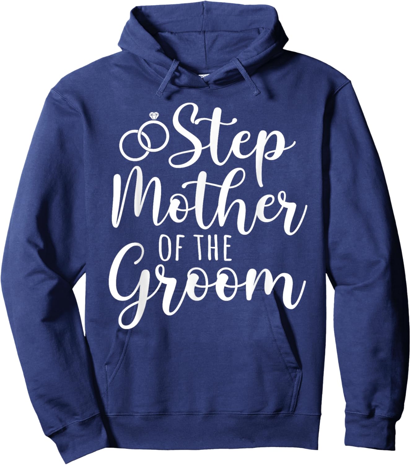 Step Mother of The Groom Stepmom Groom's Step-Mom Hoodie - Hoodie | Navy