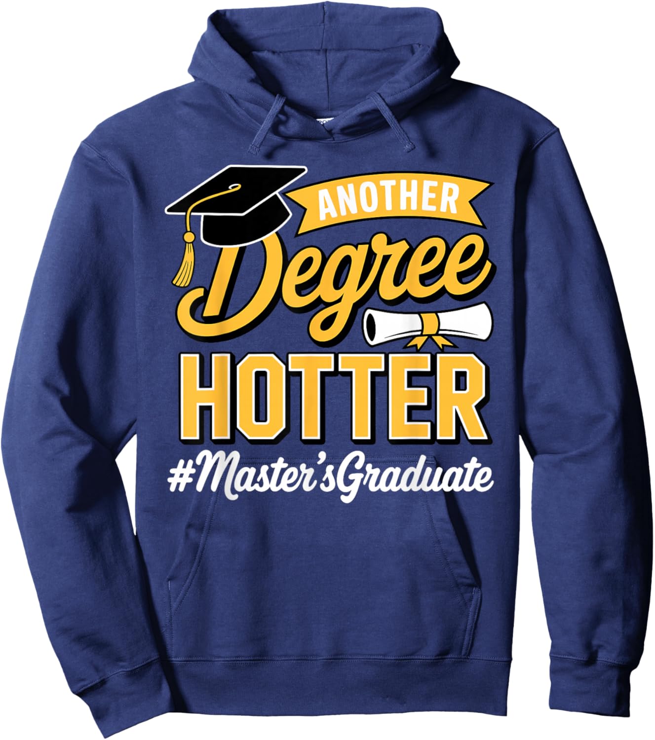 Masters Degree Graduation Art Women Masters Degree Hoodie - Hoodie | Navy
