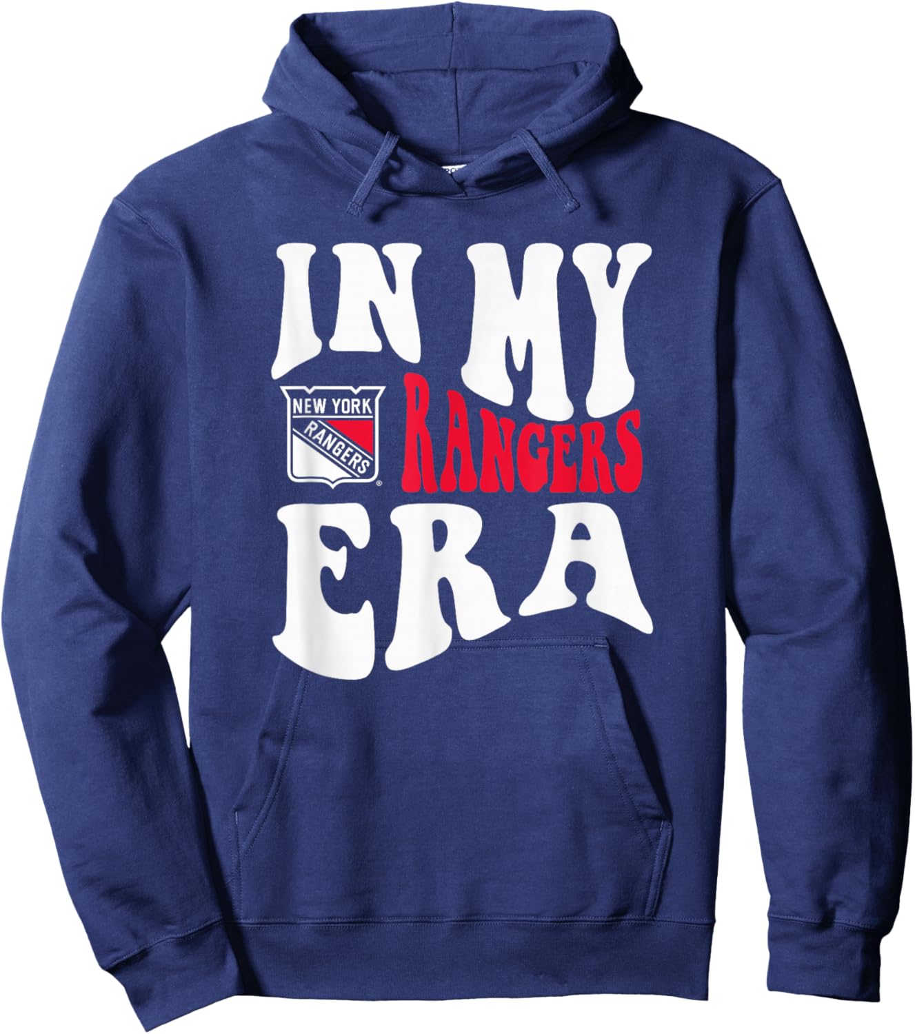 New York Rangers Era Royal Blue Officially Licensed Hoodie - Hoodie | Navy