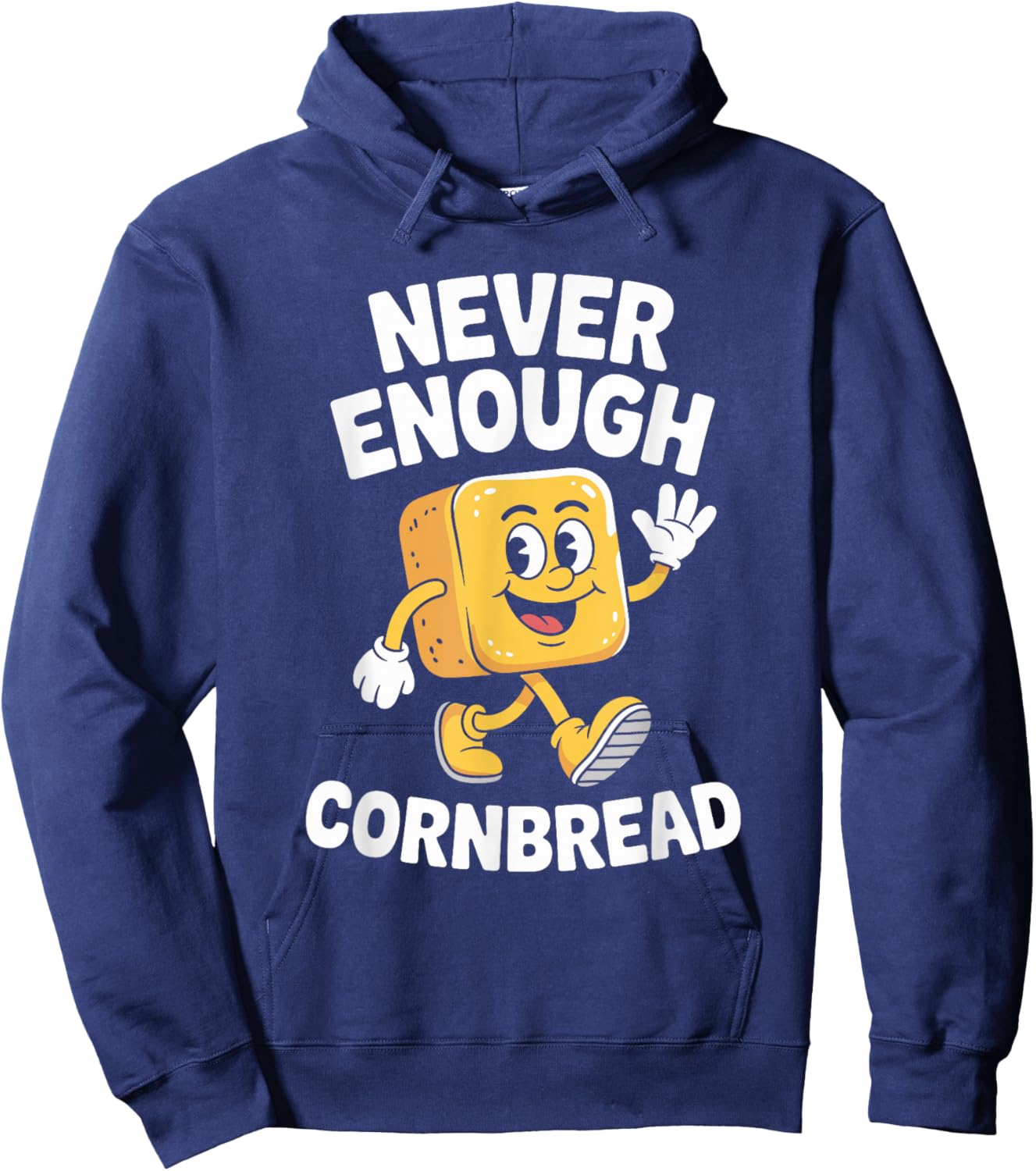 Funny Cornbread Retro Hoodie - Hoodie | Navy