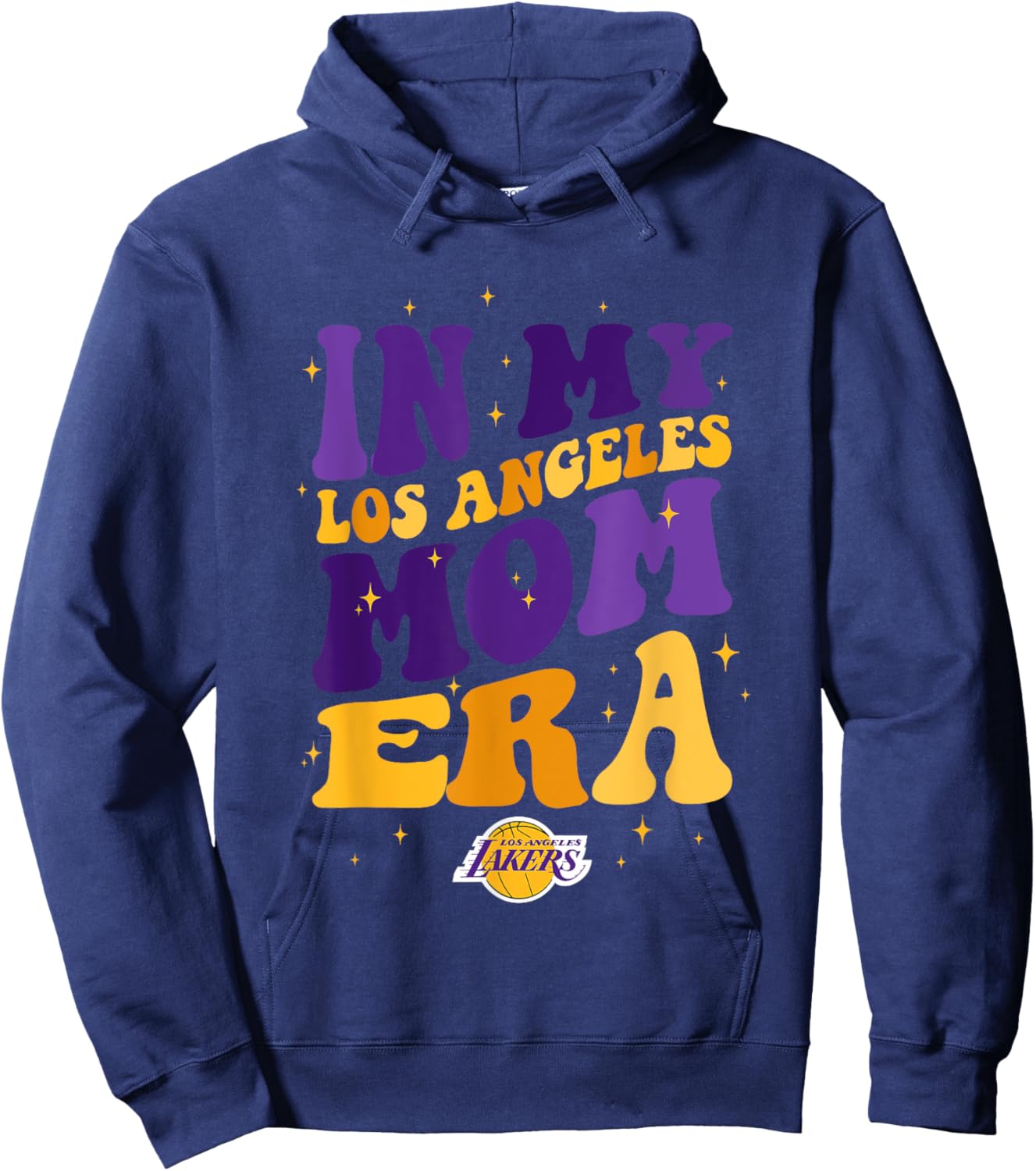 NBA Los Angeles Lakers In My Los Angeles Mom Era Hoodie - Hoodie | Navy
