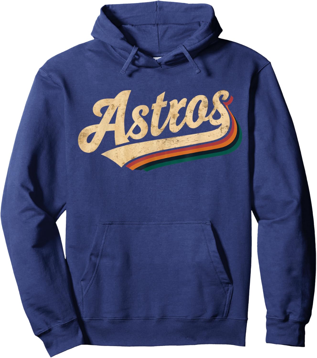 Vintage Astros Name Retro Style 70s 80s Hoodie - Hoodie | Navy