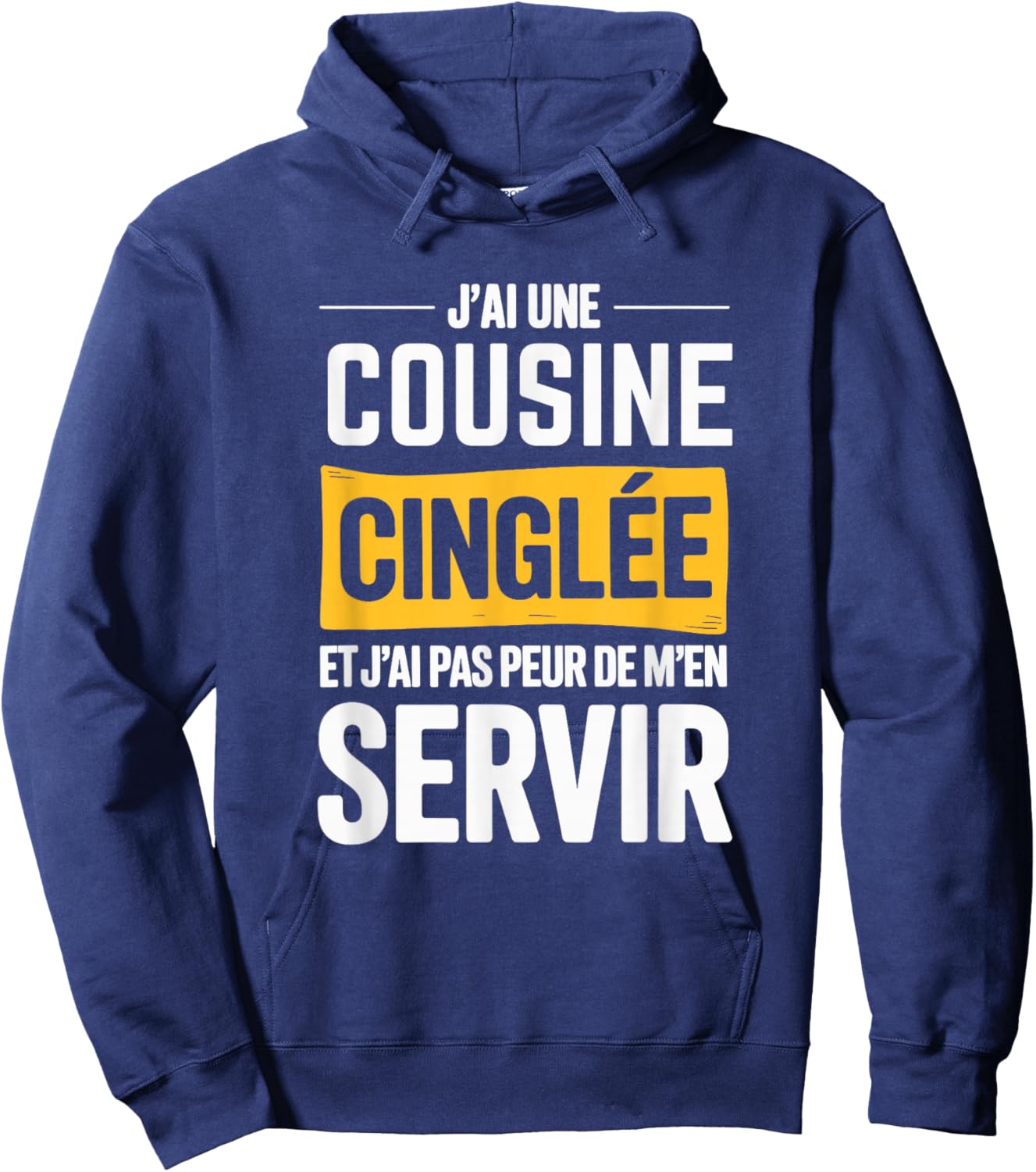 Funny Family – Funny Gift Cousine Hoodie - Hoodie | Navy