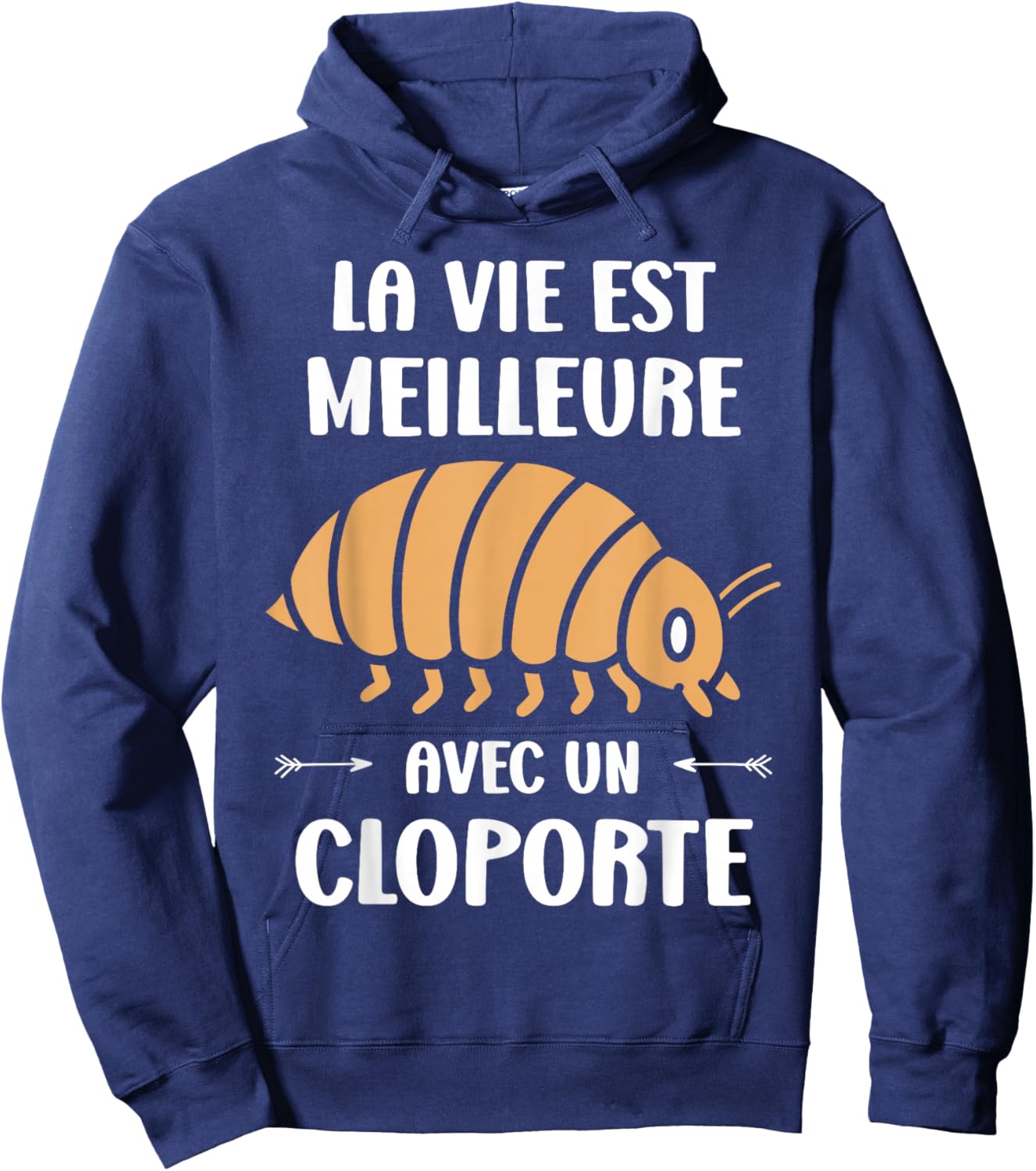 Humour Insect Life Is Better with A Woodlice Hoodie - Hoodie | Navy