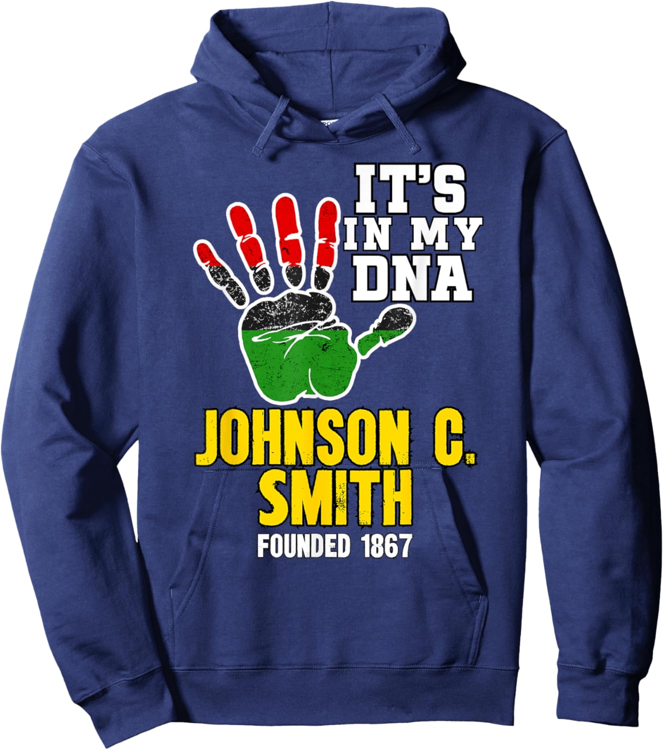 Johnson C. Smith, JCSU, Souvenir HBC Design Hoodie - Hoodie | Navy