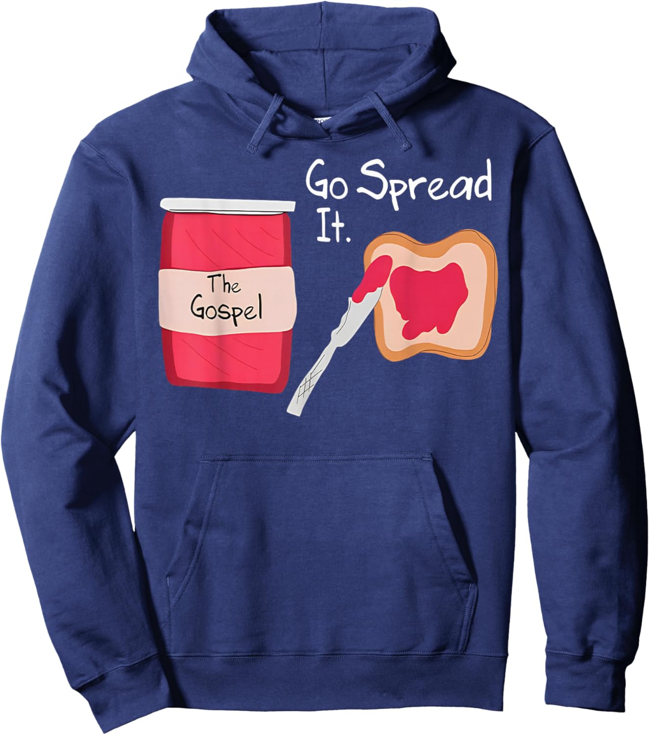 The Gospel Go Spread It Hoodie - Hoodie | Navy