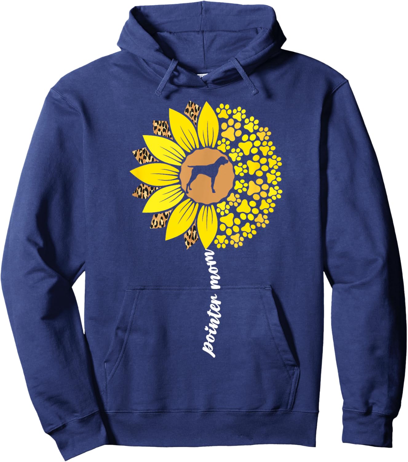 Cute German Shorthaired Pointer For Mom Women GSP Mom Dog Hoodie - Hoodie | Navy
