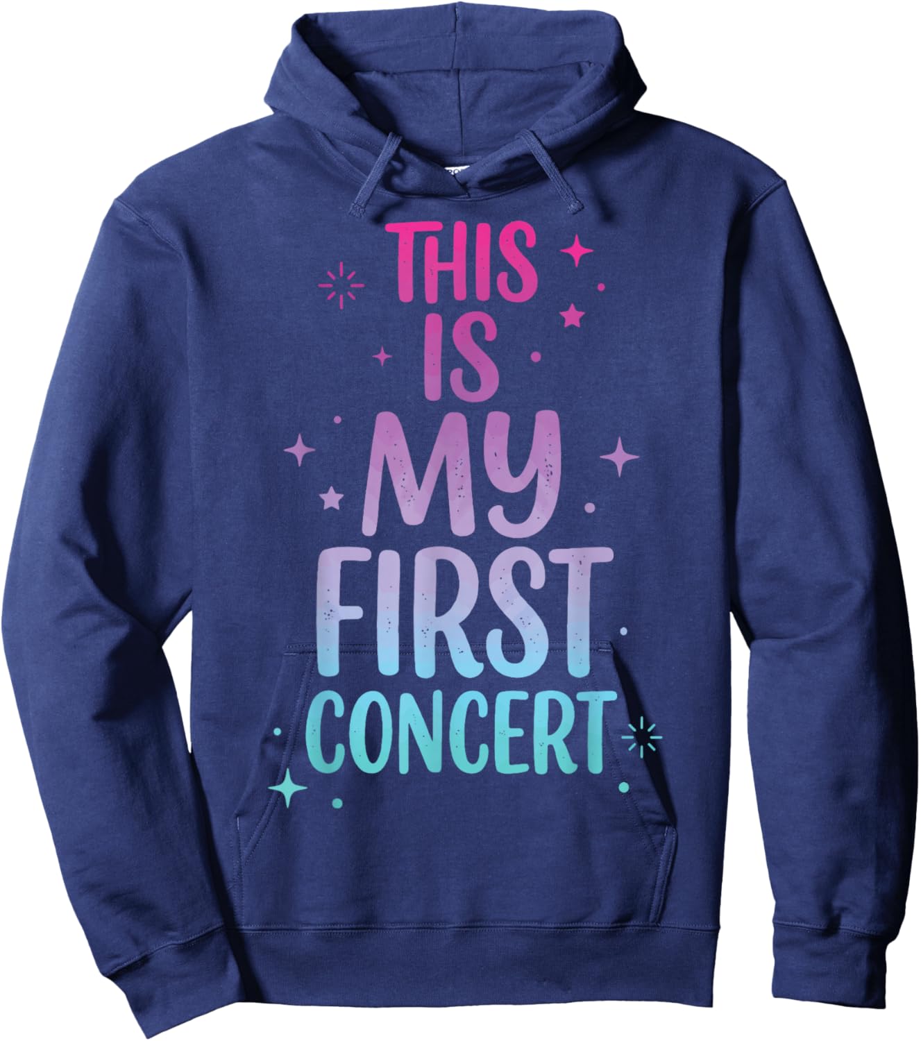 This is My First Concert Hoodie - Hoodie | Navy