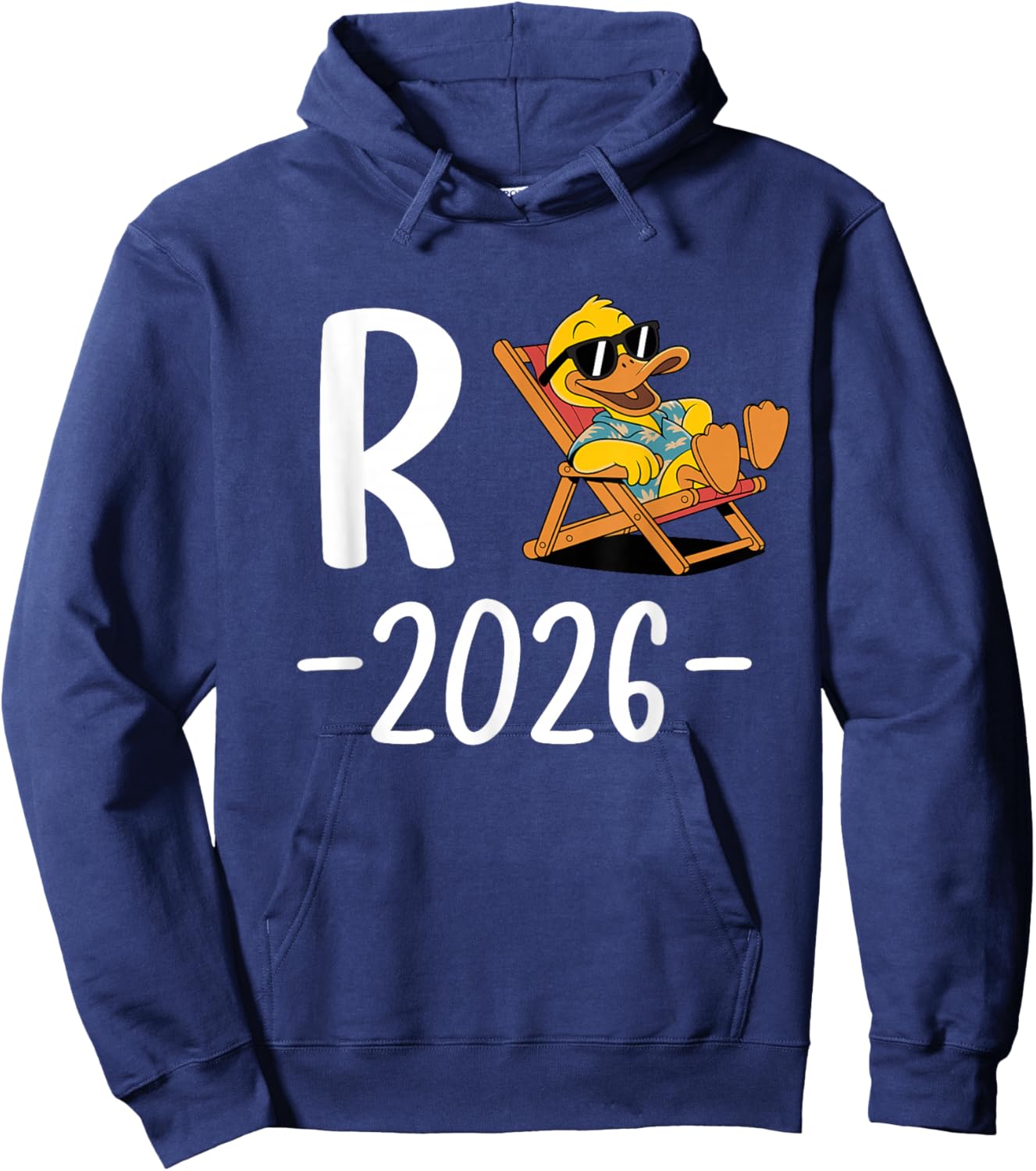 Rente 2026 Funny Duck Hoodie - Hoodie | Navy